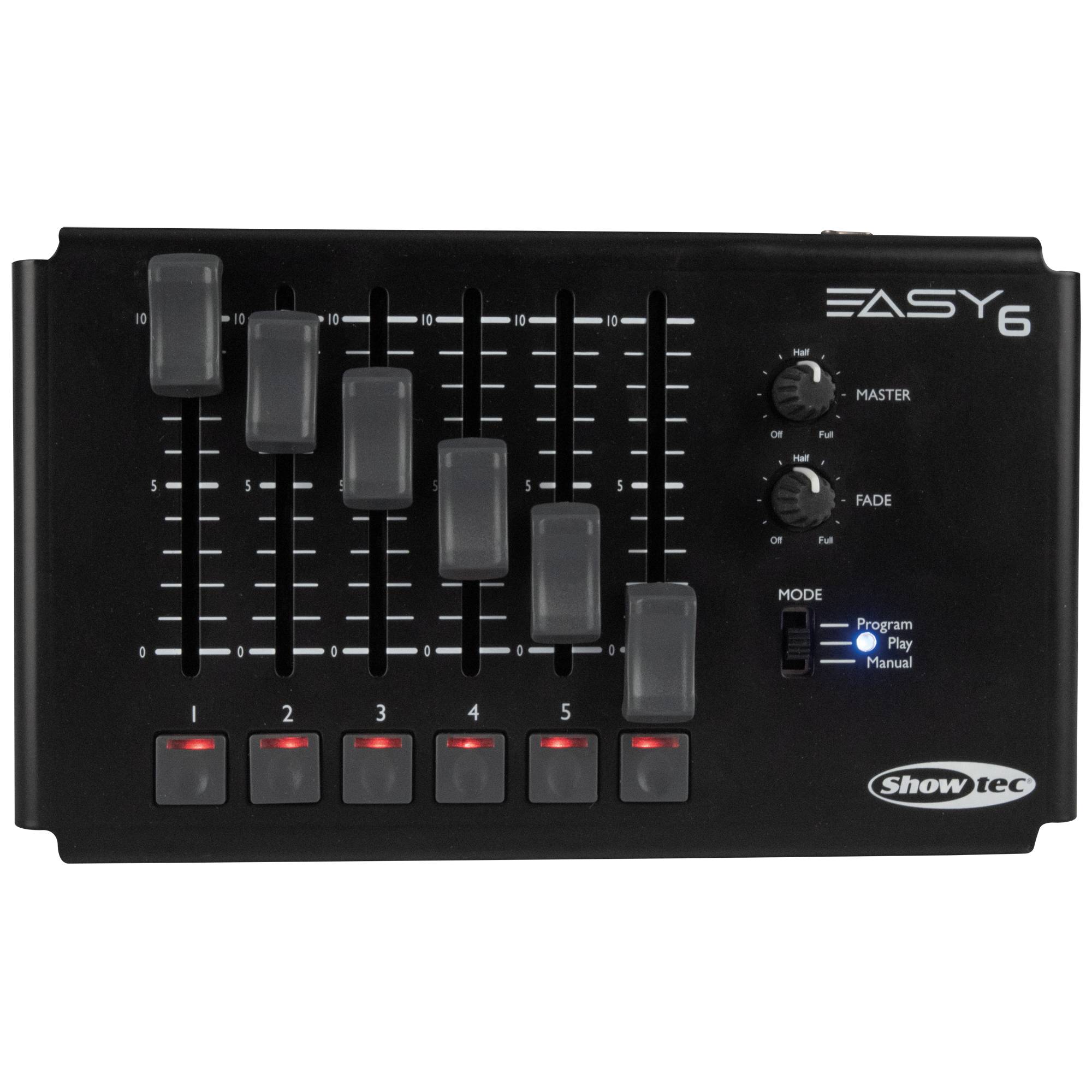 Showtec Easy 6 Mobile DMX controller 6-Kanal - DMX, 3-polig