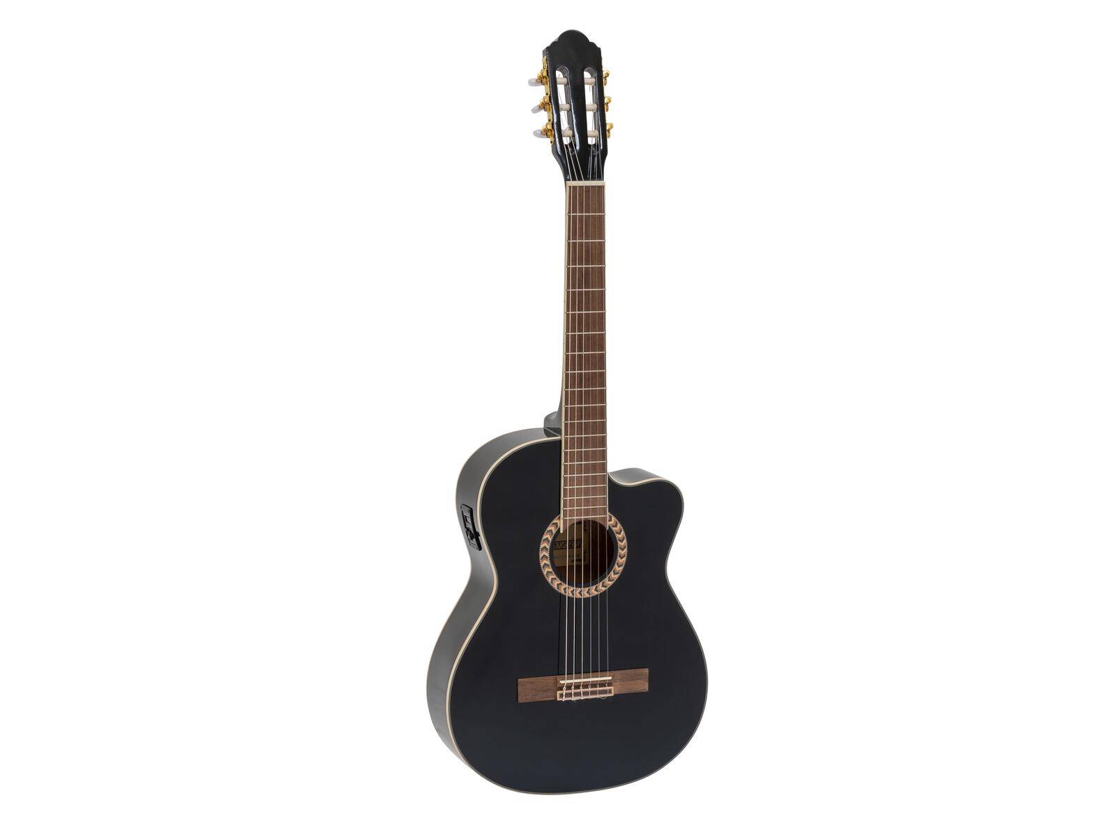 DIMAVERY CN-600E Klassikgitarre, schwarz