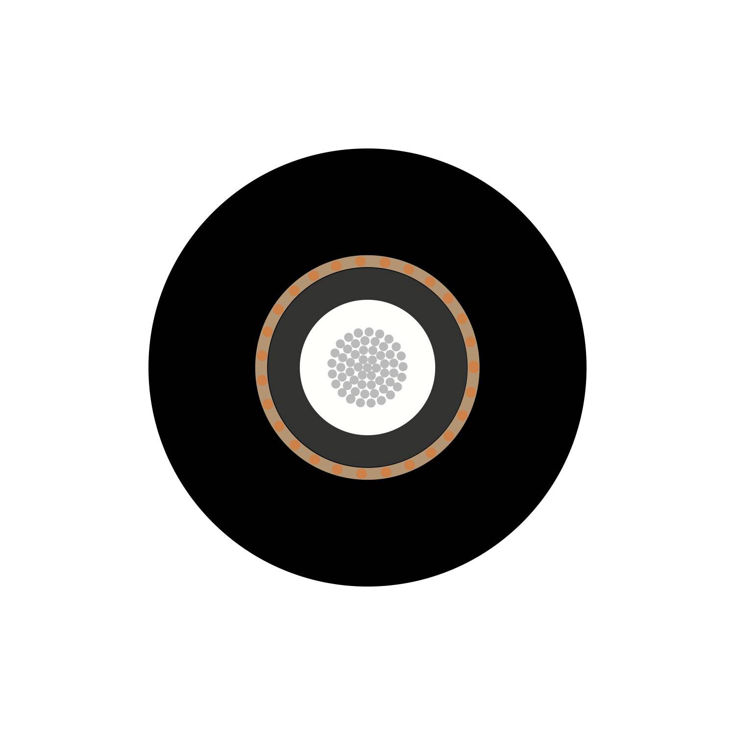 Instrumentenkabel Tricone® MKII; 1 x 0,22 mm²; PVC Ø 5,90 mm; schwarz