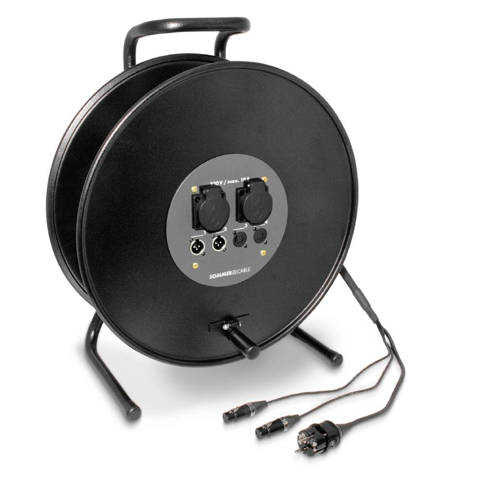 SC-Monolith 1; Power: 3 x 1,50 mm²; DMX: 1 x 2 x 0,25 mm²; PVC Ø 13,00 mm; schwarz