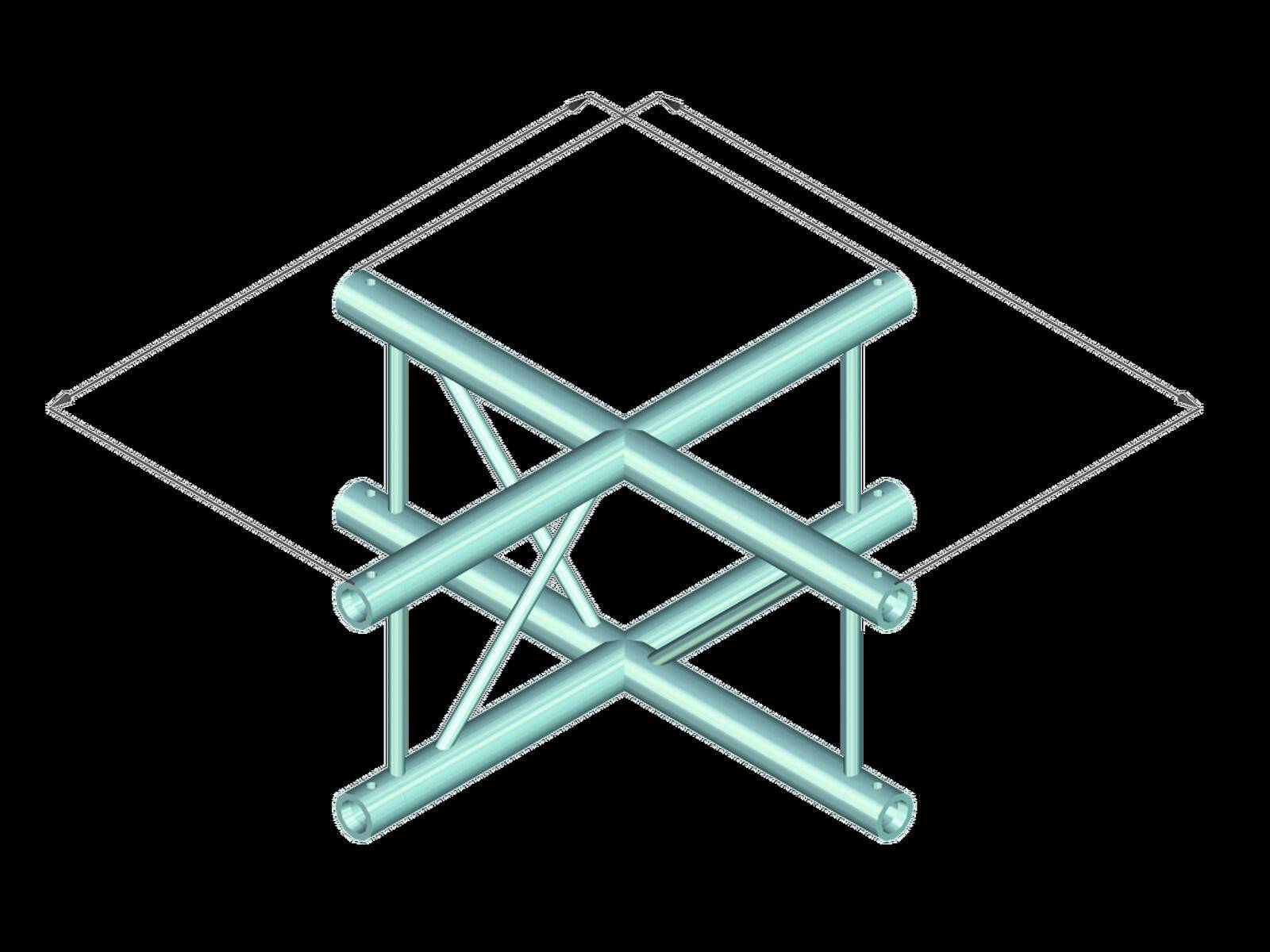 ALUTRUSS BILOCK BQ2-PAC41V 4-Weg Kreuz