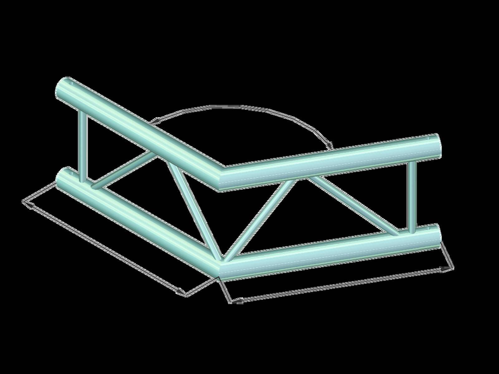 ALUTRUSS DECOLOCK DQ2-PAC22V 2-Weg Ecke 120°