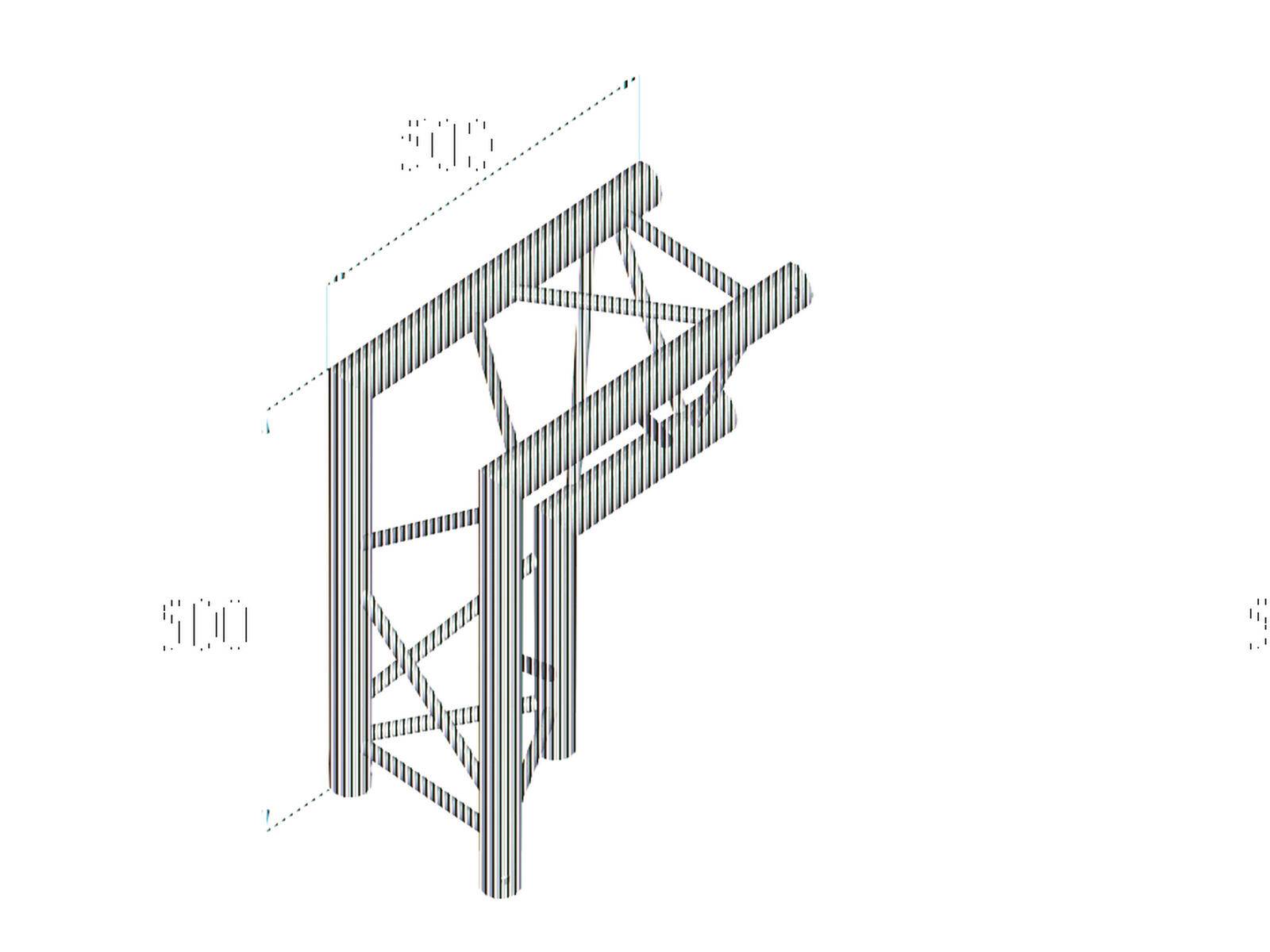 ALUTRUSS TRILOCK E-GL33 C-25 2-Weg-Ecke 90° /