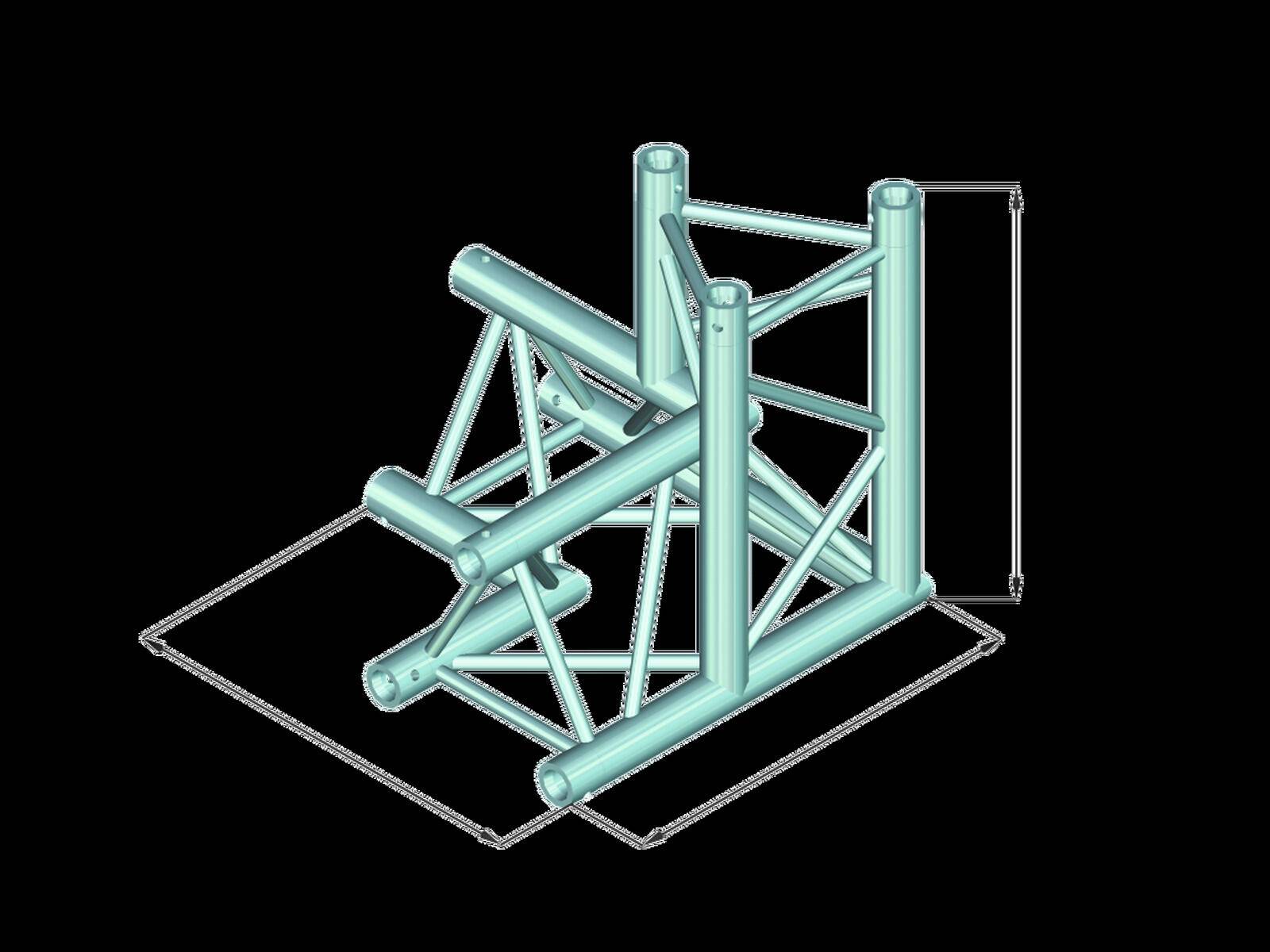 ALUTRUSS TRILOCK E-GL33 C-34 3-Weg-Ecke
