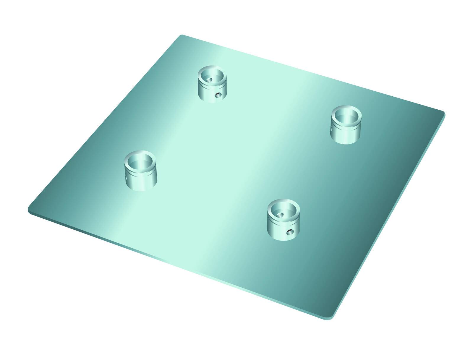 ALUTRUSS QUADLOCK Endplatte QQGP 50cm x 50cm