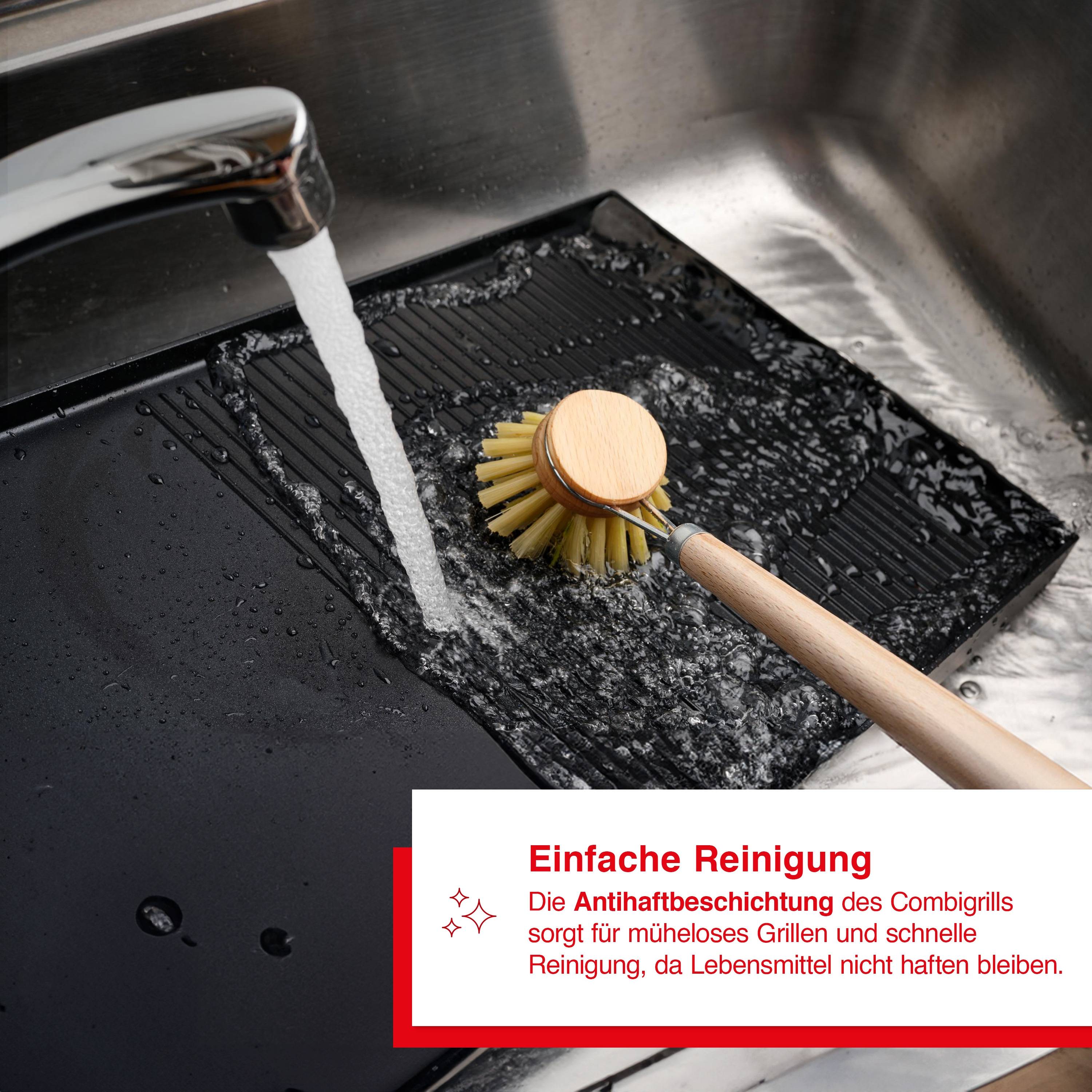 Solis 3 in 1 Raclette Tischgrill, 1500 W, 10 Personen, Grillen, Raclette, Crepes