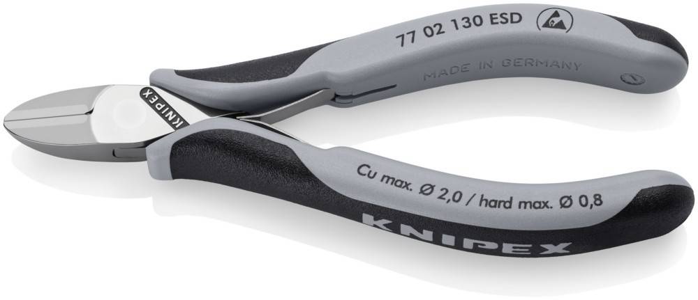 Knipex-Werk Elektronik-Seitenschneider 77 02 130 ESD