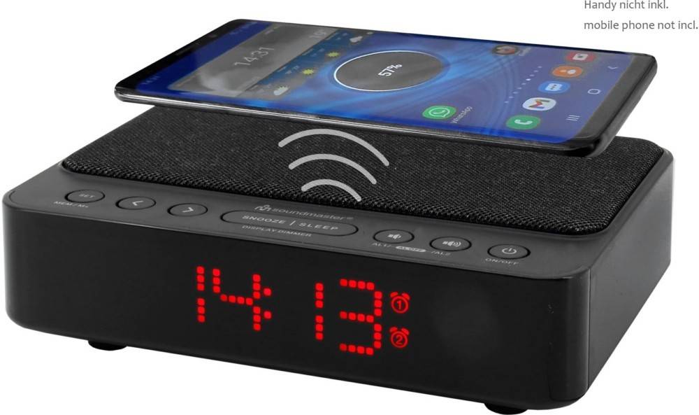 Soundmaster UKW Radiowecker UR124SW sw