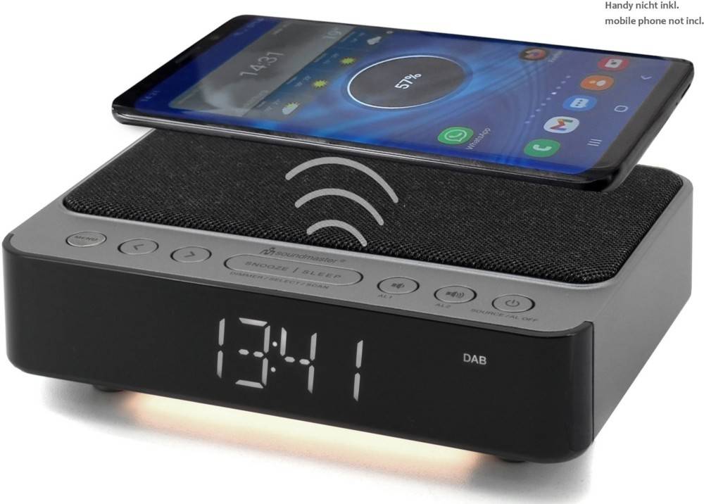 Soundmaster DAB+/UKW Uhrenradio UR250AN sw