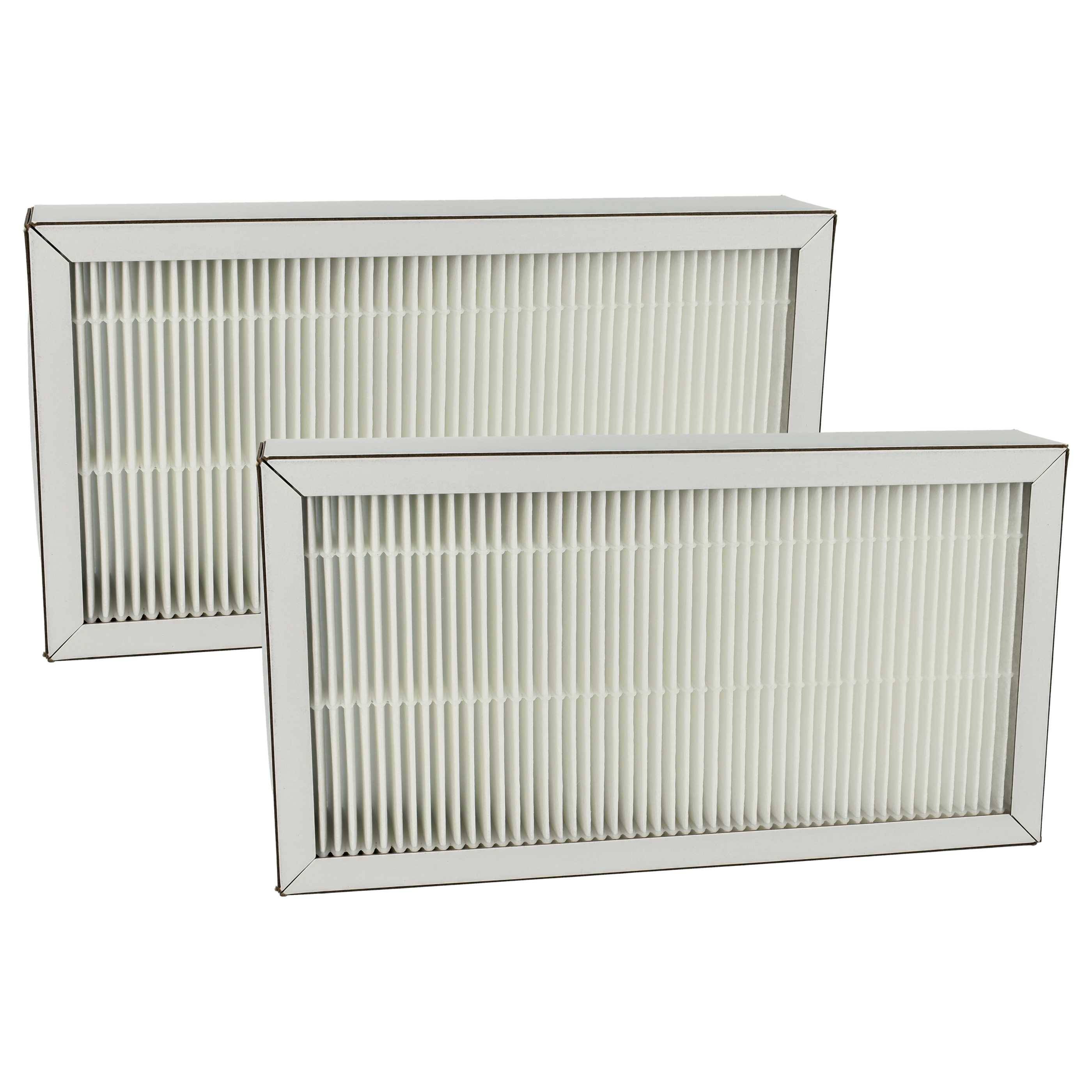 vhbw 2x Luftfilter F7 kompatibel mit Pluggit Avent P190 Lüfter, Badlüfter, Ventilator, Lüftungsgerät - Weiß