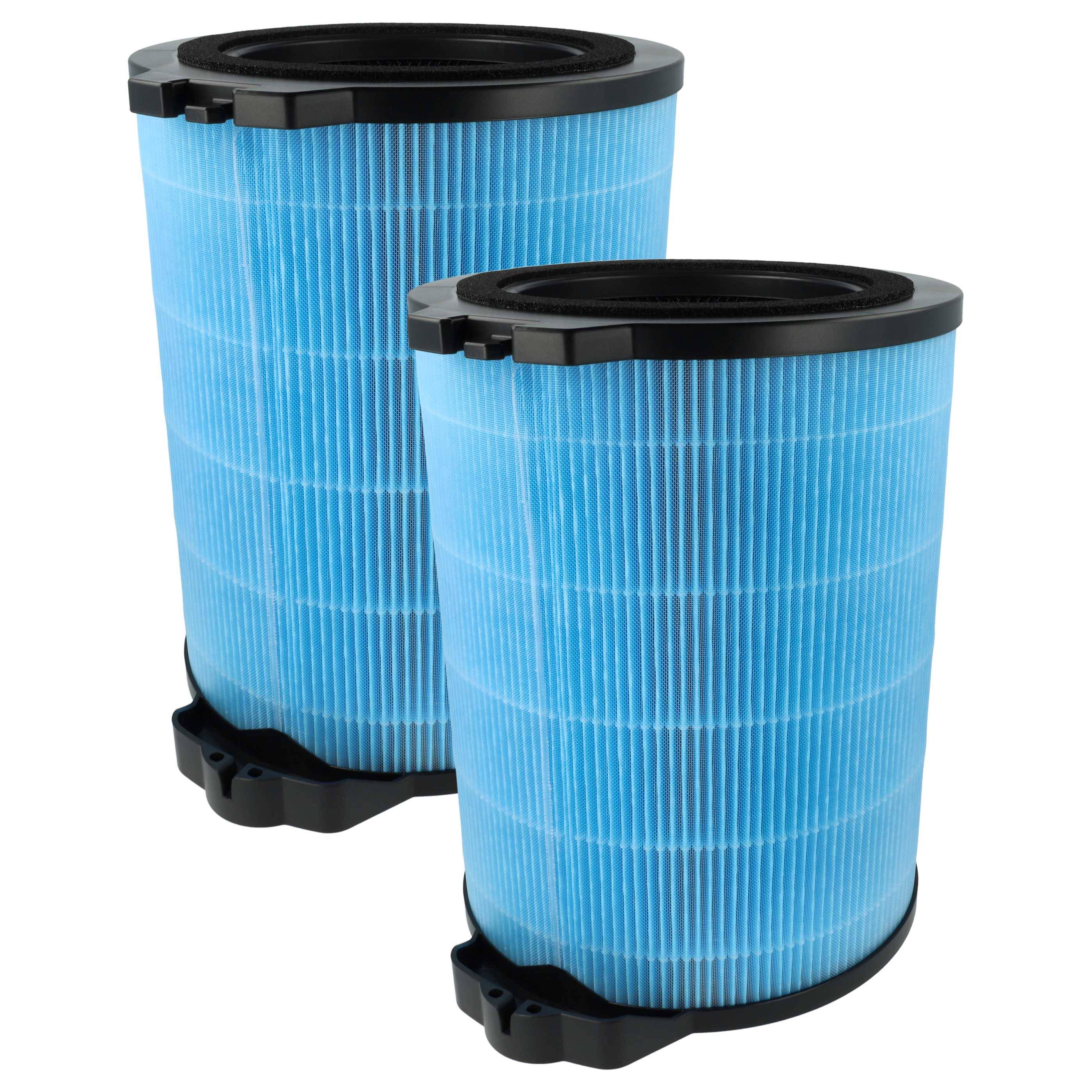 vhbw 2x HEPA 13 Filter kompatibel mit Hoover HHP50CA011, HHP50CA001, HHP55CA001 Luftreiniger - Ersatz-Filter mit integriertem Aktivkohle-Filter