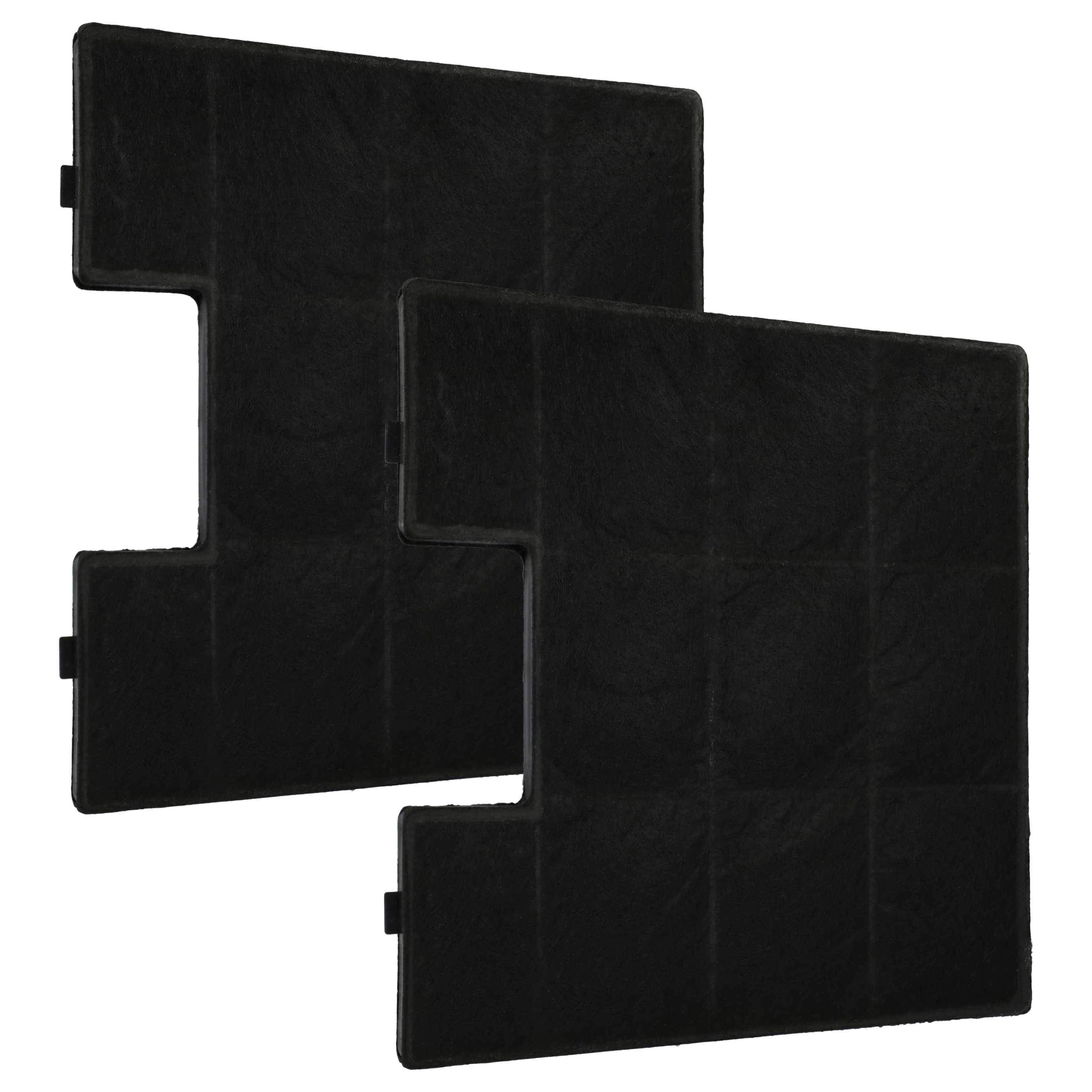 vhbw 2x Aktivkohlefilter kompatibel mit Amica KH 17405 W, KH 17403 S, KH 17399 Si, KH 17397 W, KH 17395 S, KH 17218 E Dunstabzugshaube
