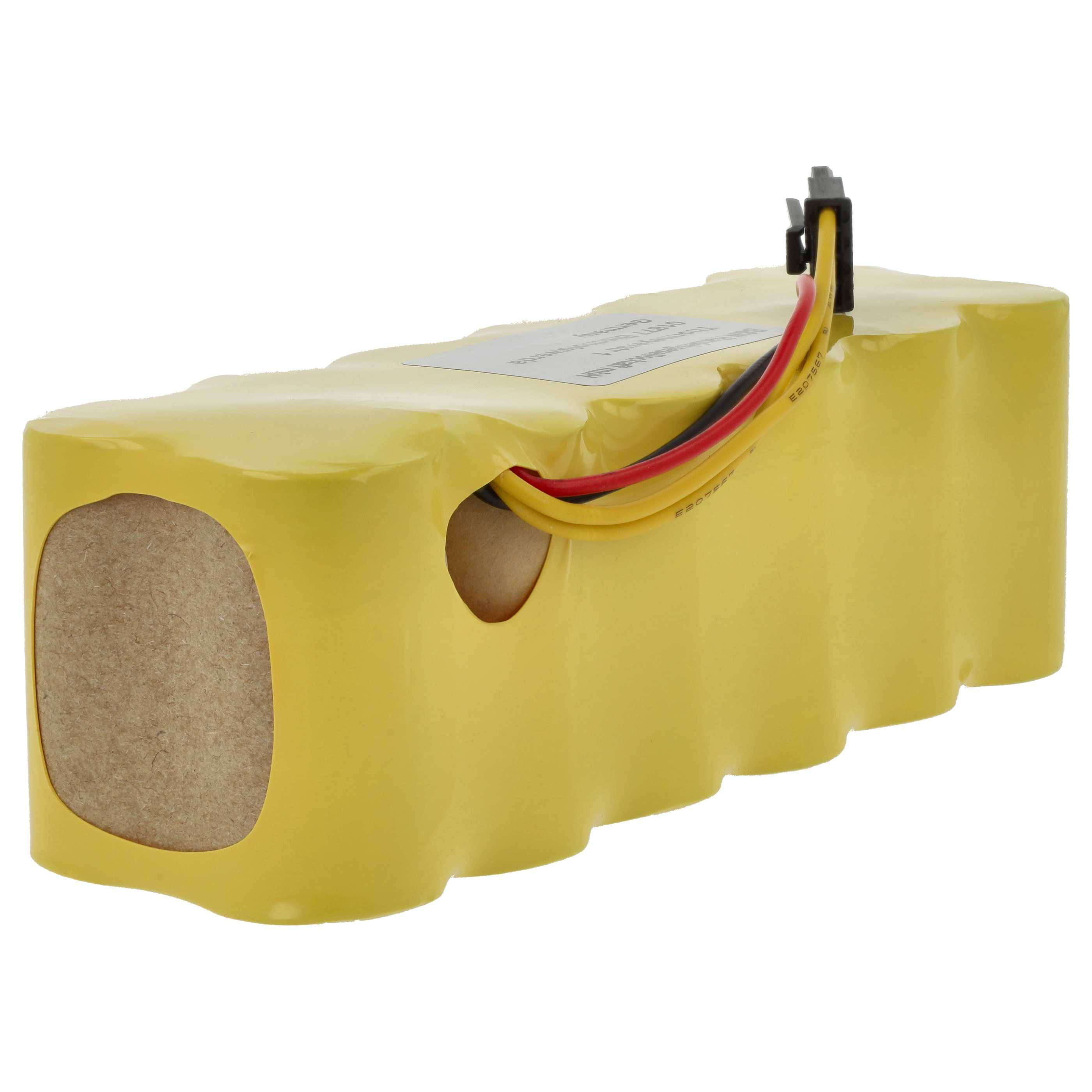 vhbw Akku kompatibel mit Sichler PCR-2000, NC-5725-919, PCR-3550UV Saugroboter (1800 mAh, 14,4 V, NiMH)