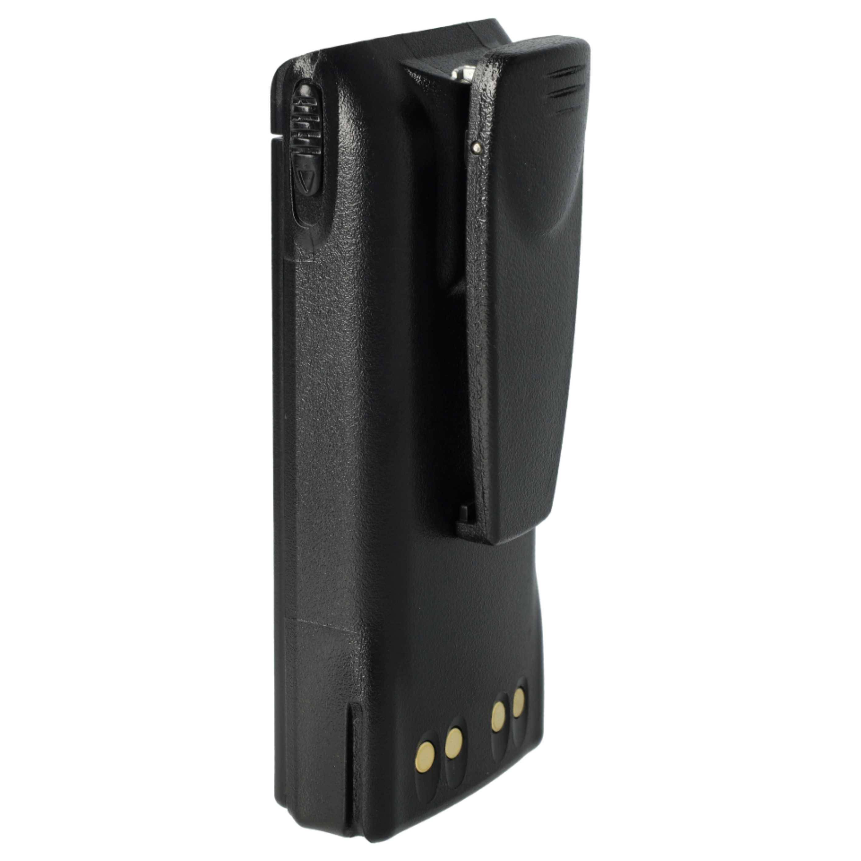 vhbw 2x Akku kompatibel mit Motorola GP280, GP328, GP240, GP329, ATS2500, GP1280, GP140, GP320 Funkgerät, Walkie Talkie (2600 mAh, 7,4 V, Li-Ion)