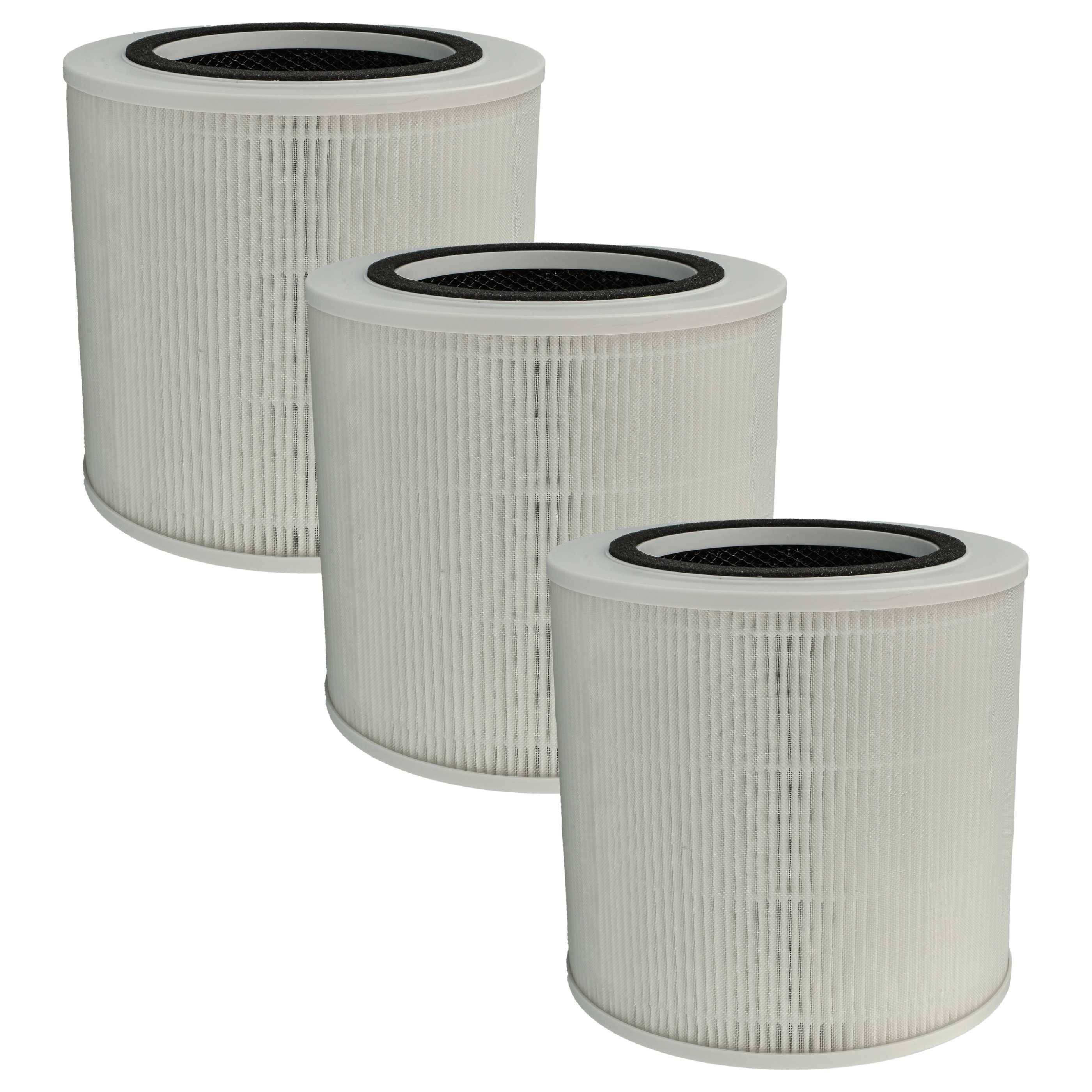 vhbw 3x Luftilter kompatibel mit Medion MD10171 Luftreiniger - Kombifilter Vorfilter + HEPA + Aktivkohle