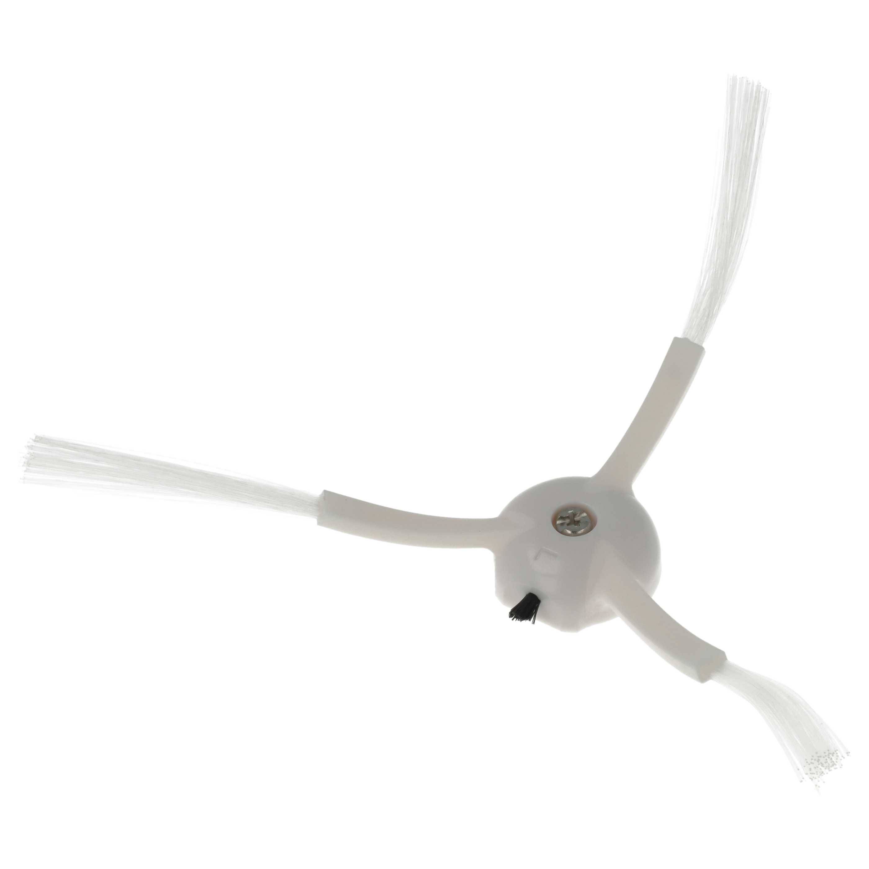 vhbw 10x Seitenbürste kompatibel mit Proscenic M8 Pro Saugroboter - Reinigungsbürsten Set, weiß