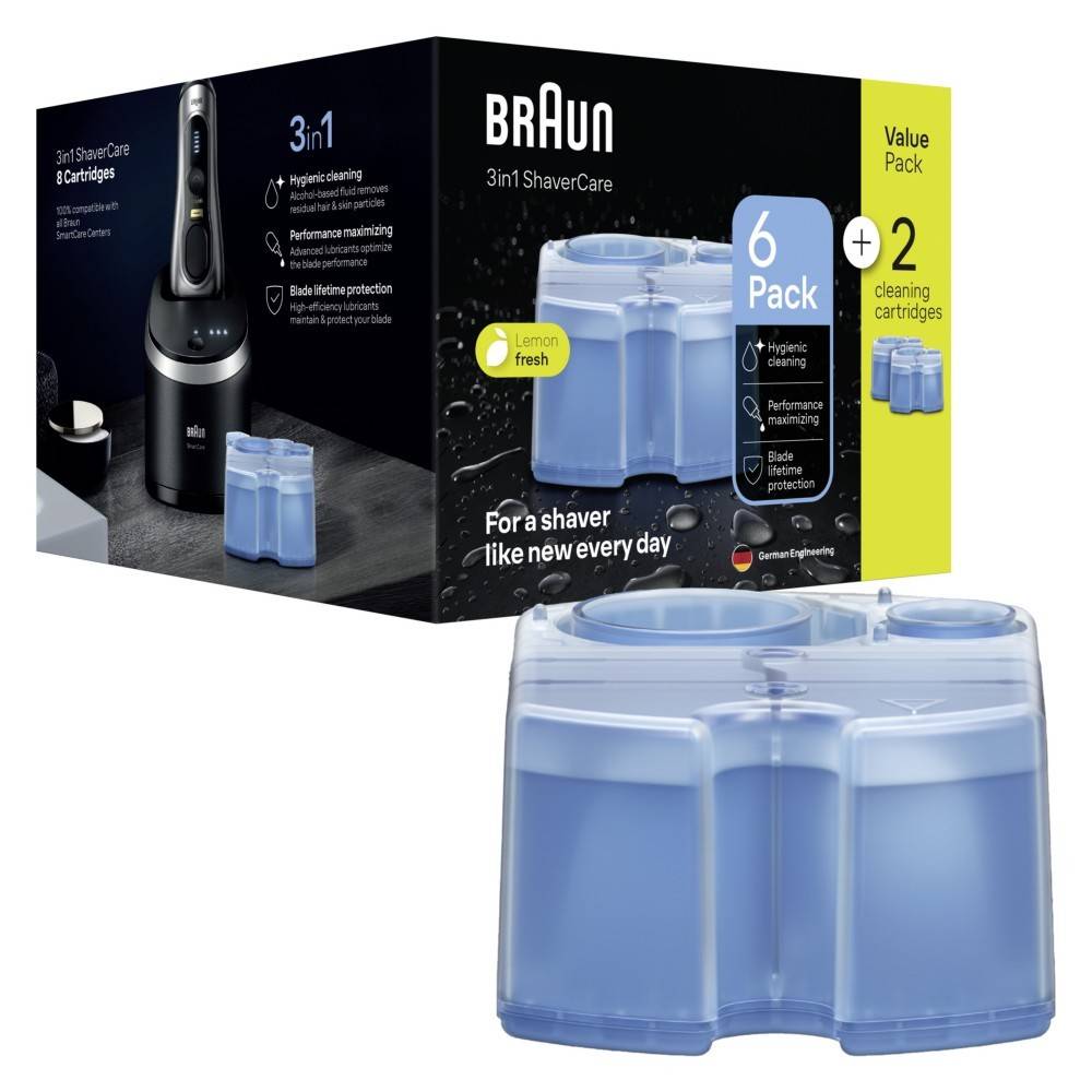 BRAUN Nachfüllkartuschen CCR 6+2er-Pack