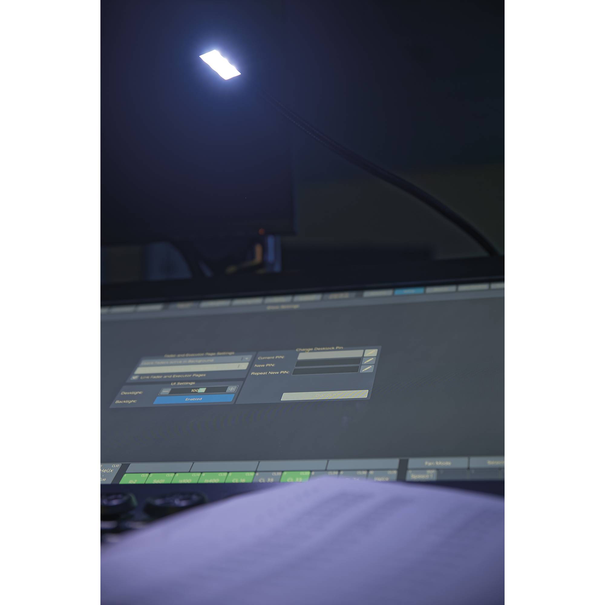 Showgear GooseLight XLR, RGBW 45 cm - 3-polig gerade - dimmbar