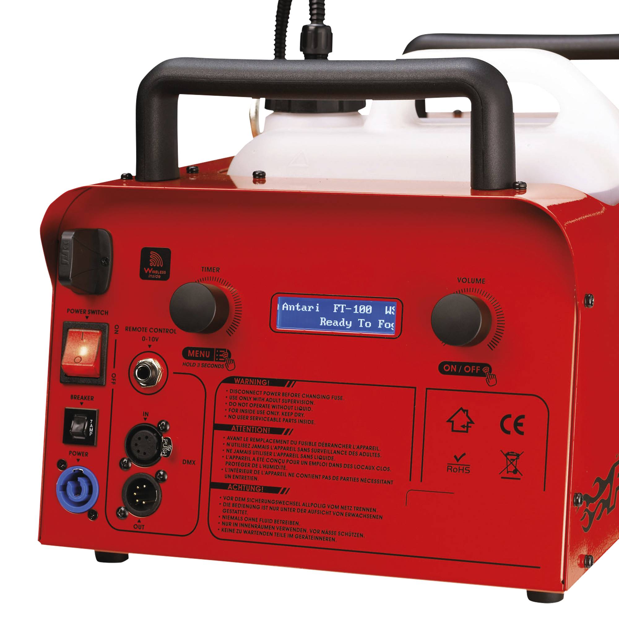 Antari FT-100 Nebelmaschine mit 1500 W für die Brandsimulation