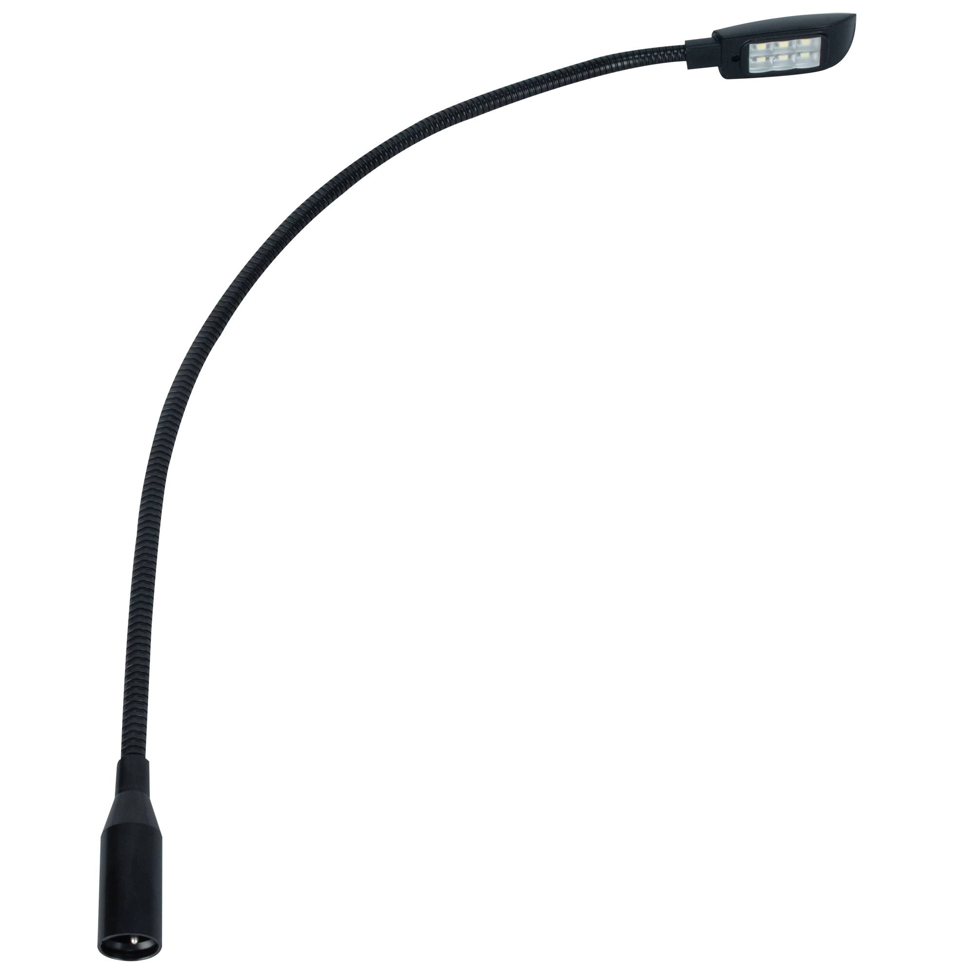 Showgear GooseLight XLR, CW 40 cm - 3-polig gerade