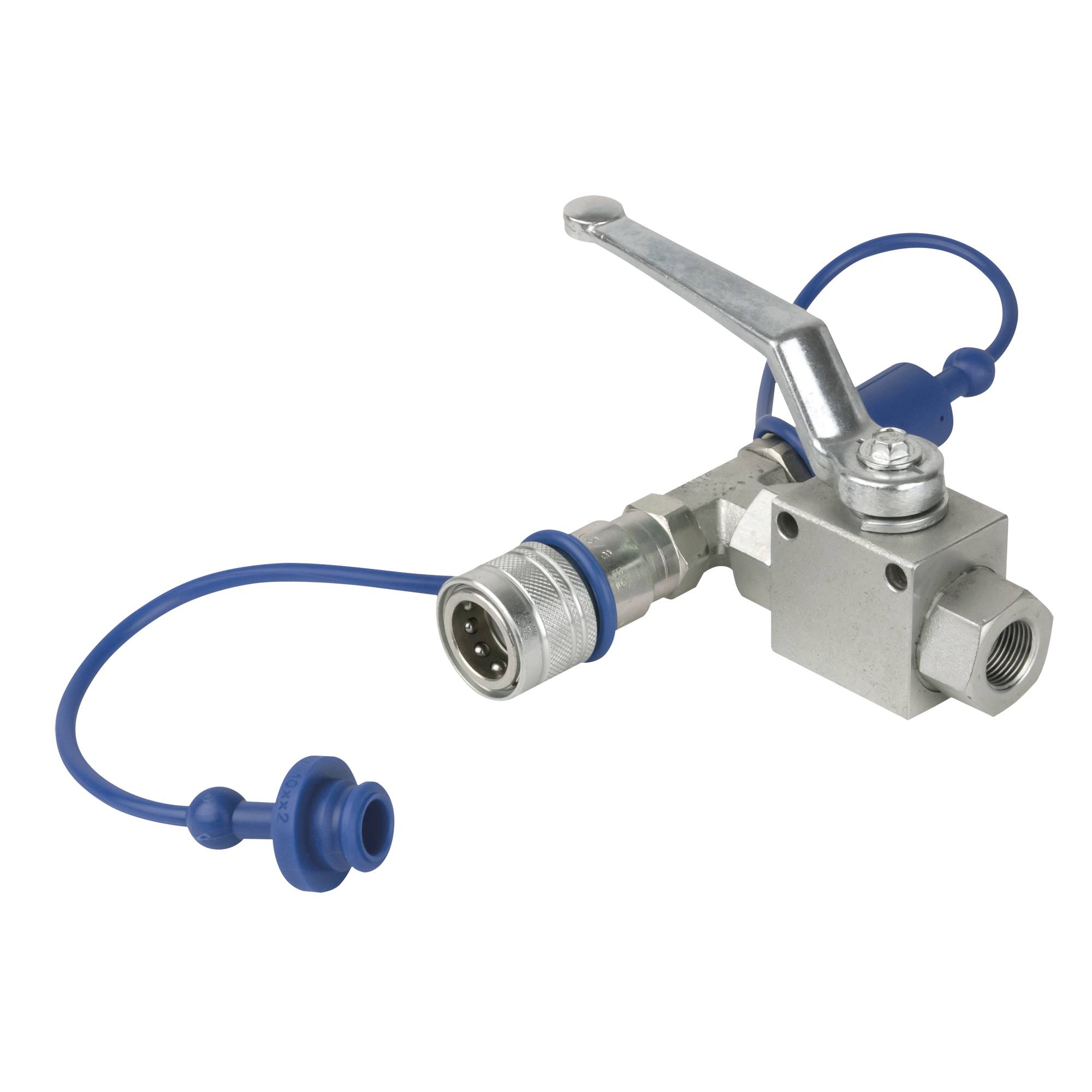 Showtec CO? 3/8 Q-lock Release Valve Geschlossenes System