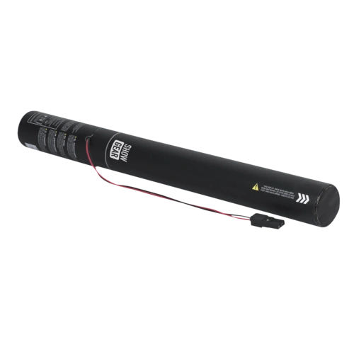 Showgear Electric Streamer Cannon 50 cm, schwarz, feuerhemmend und biologisch abbaubar Showgear Electric Streamer Cannon 50 cm, schwarz, feuerhemmend und biologisch abbaubar