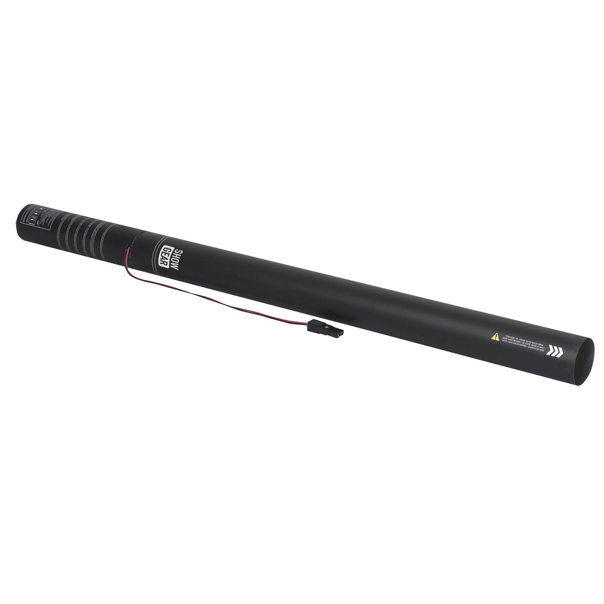 Showgear Electric Streamer Cannon Pro 80 cm, silber metallic, feuerhemmend