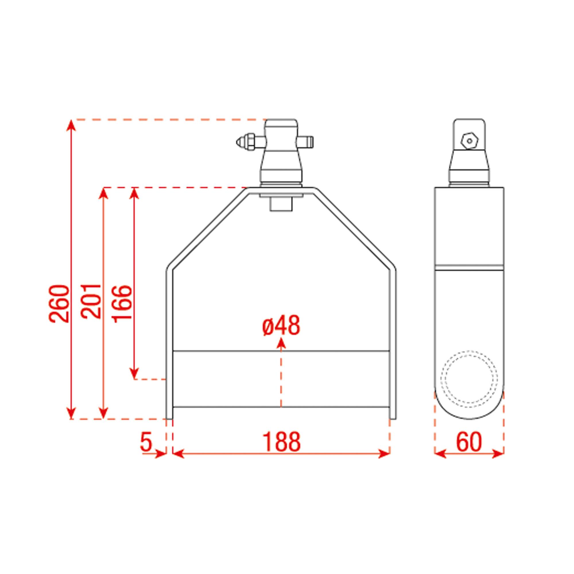 Showgear Single Downrigger Aluminium - FT/FQ
