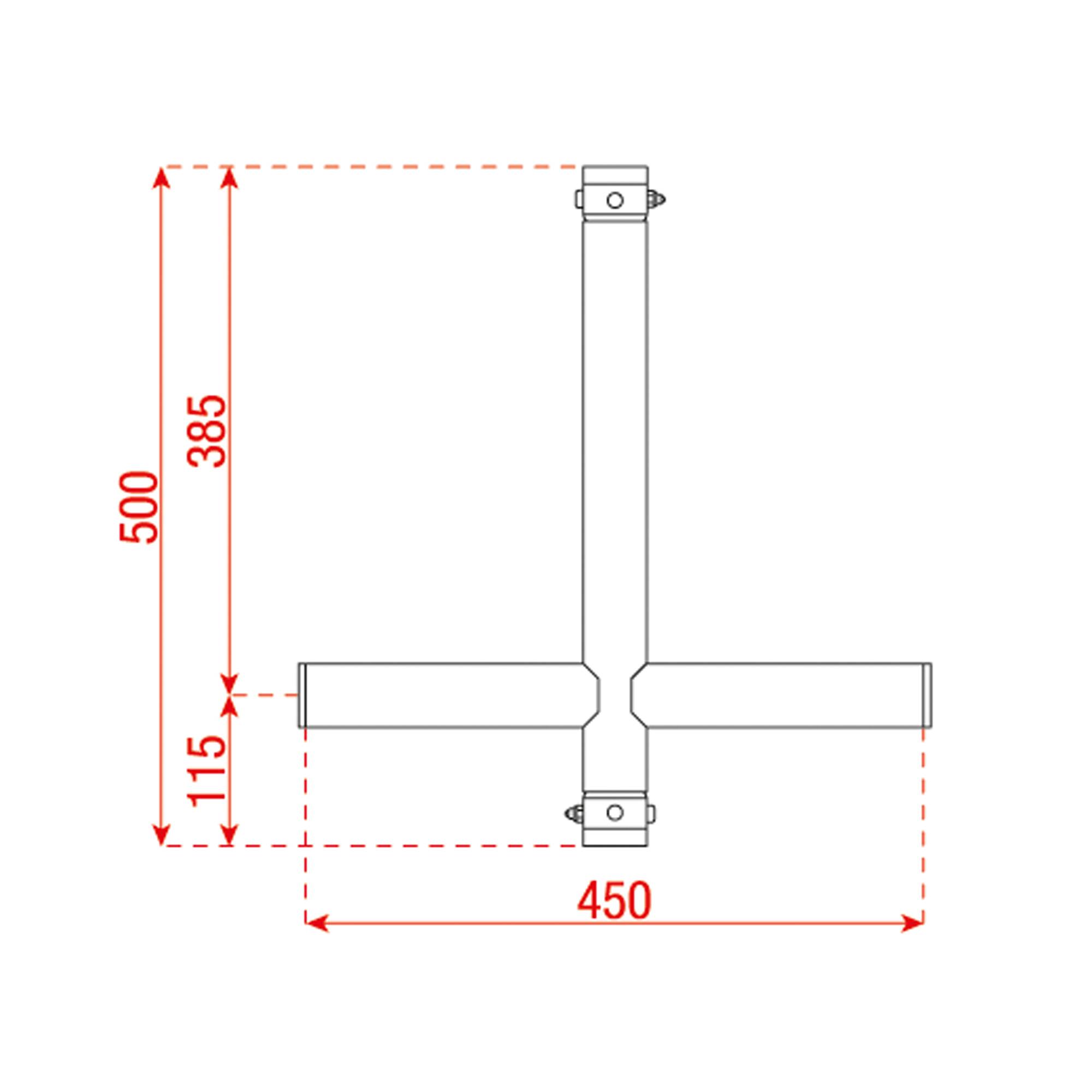 Showgear T-Downrigger Aluminium - GT/GQ