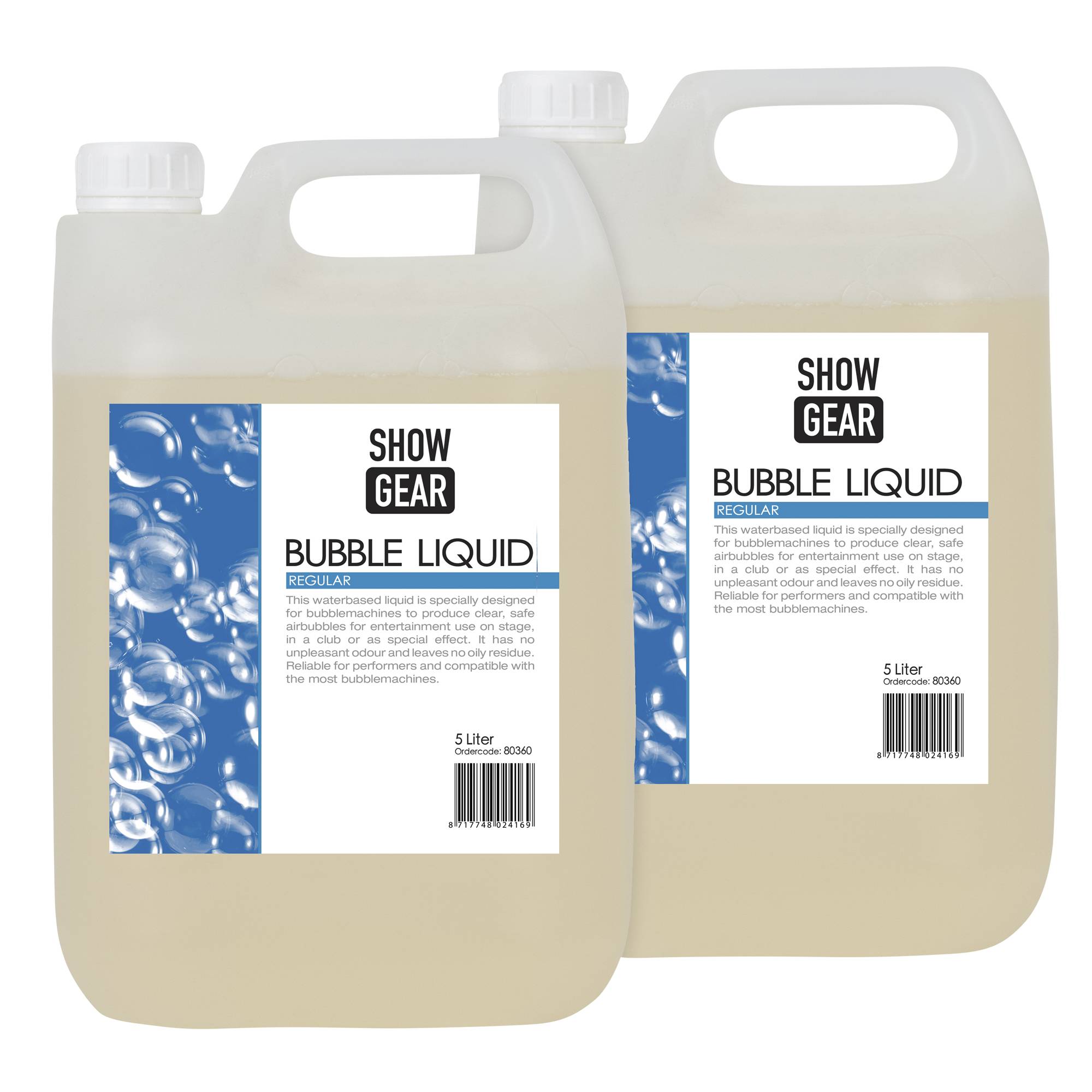 Showgear Bubble Liquid 5 Liter - gebrauchsfertig