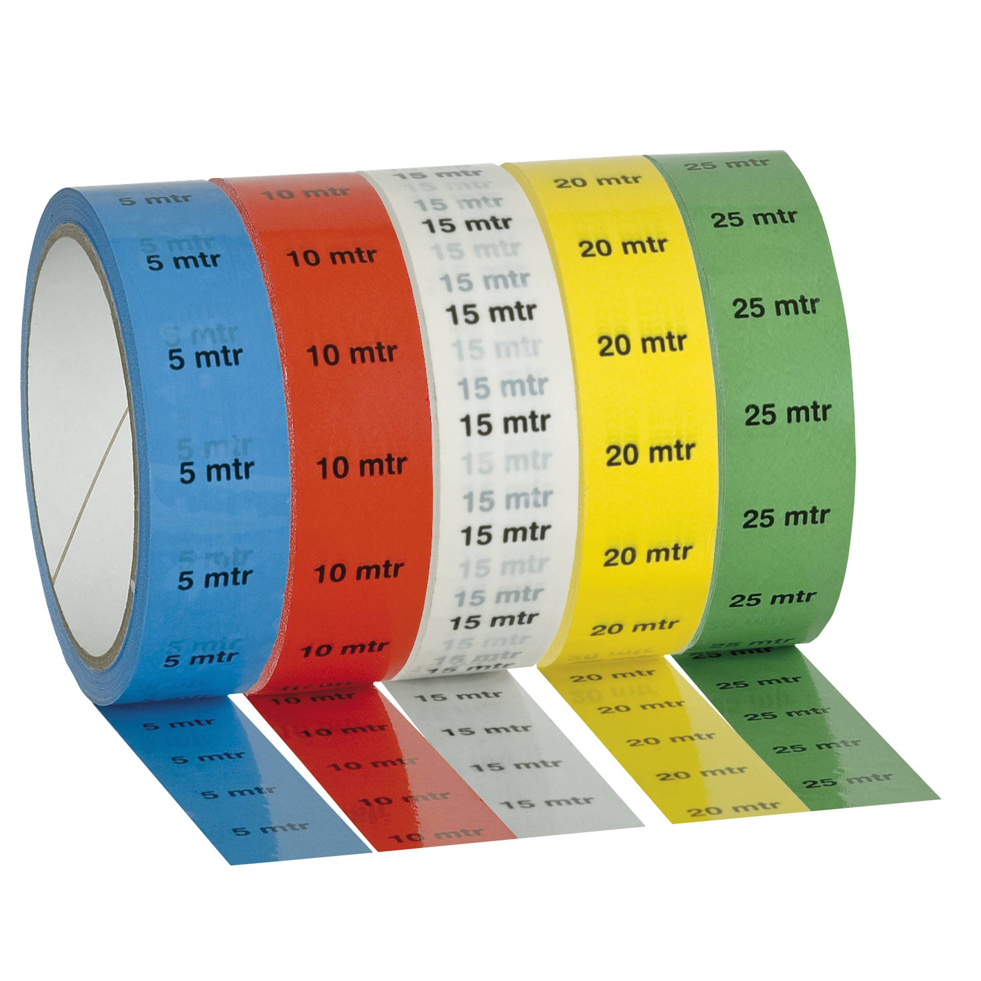 Showgear Marker / Indicator Tape "5 m" Markierung - blau