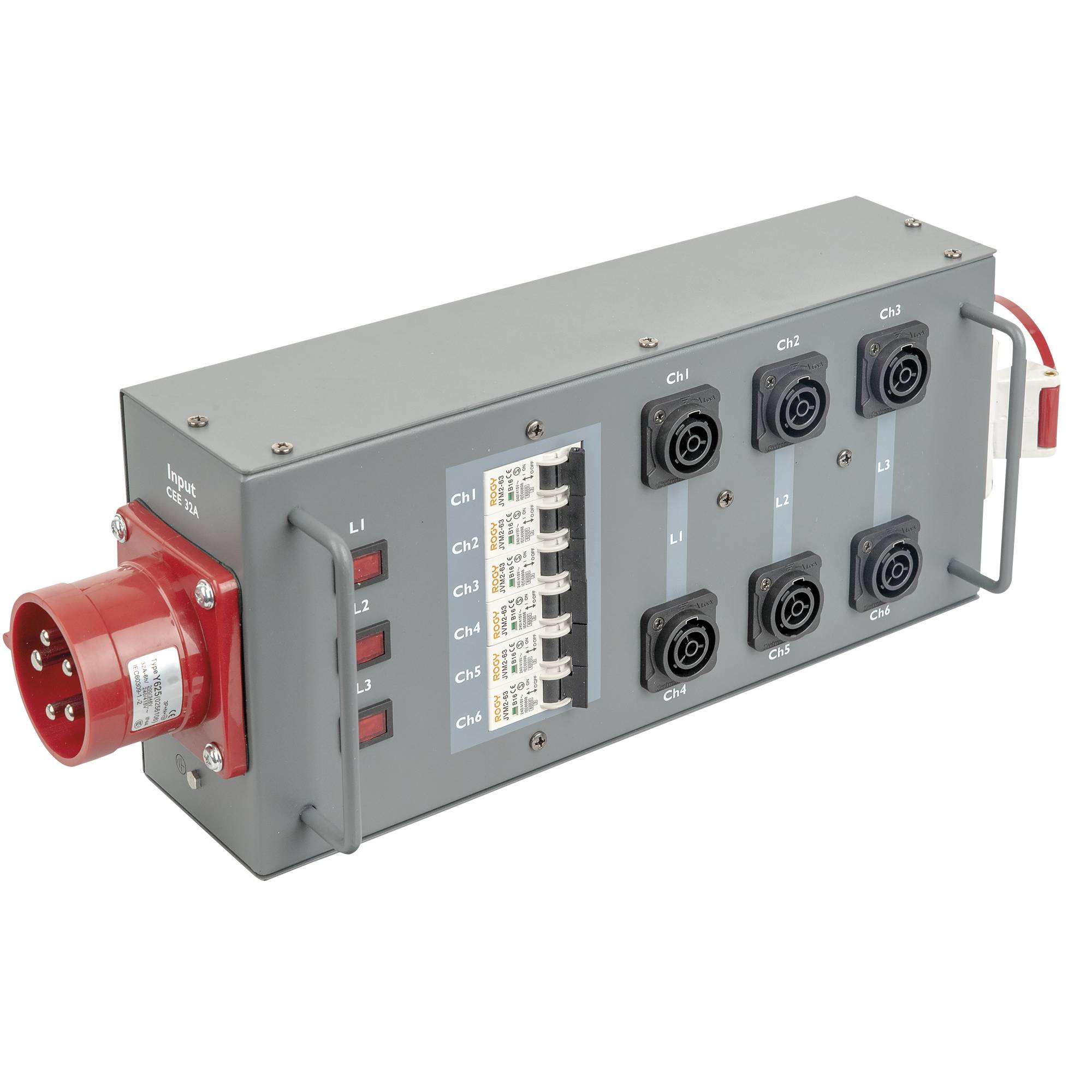 Showgear Power Split 32 True - CEE32A mit Sicherung zu ProPower True1