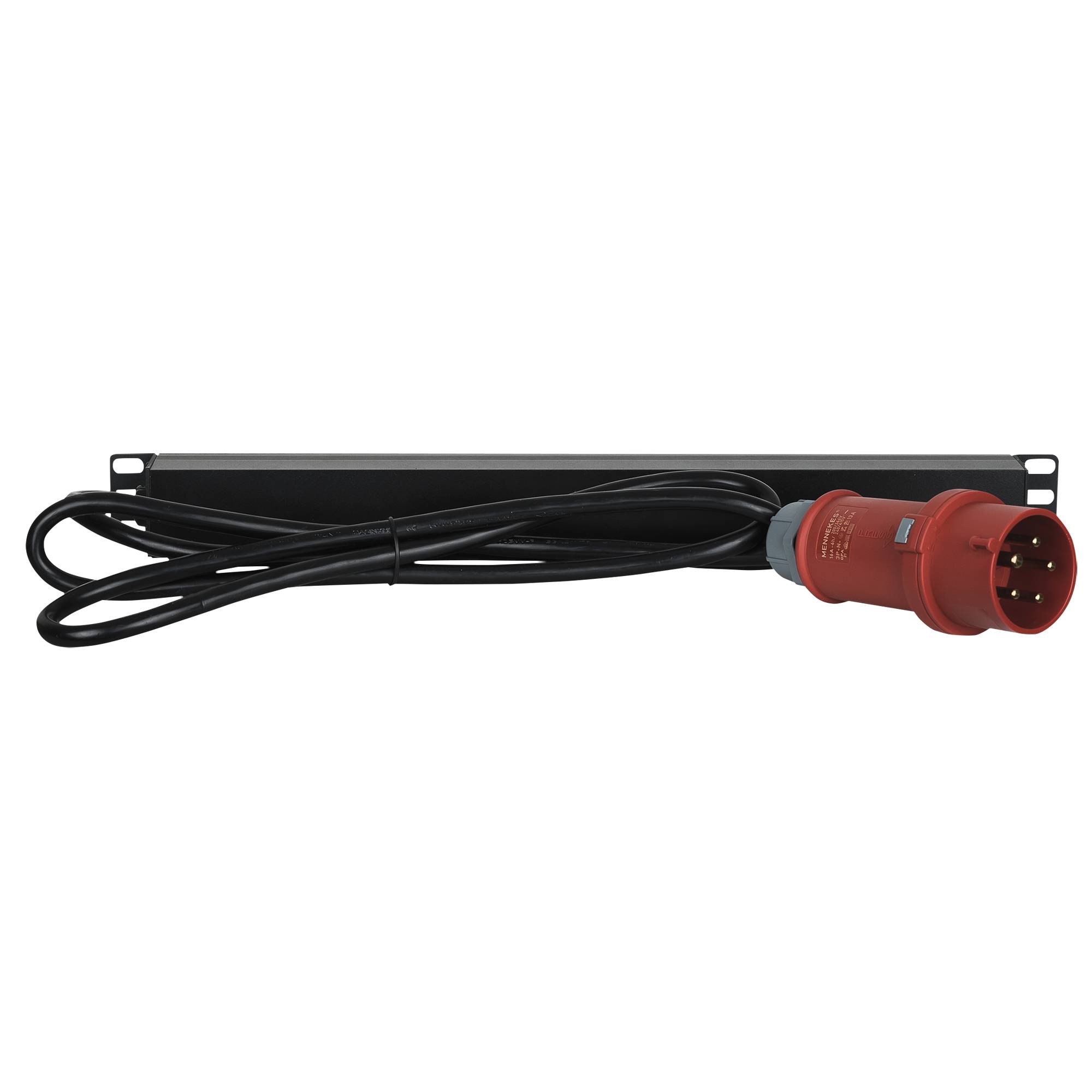 Showgear 19" 1U CEE16A To 6x Sockets 3-Phasen-Splitter