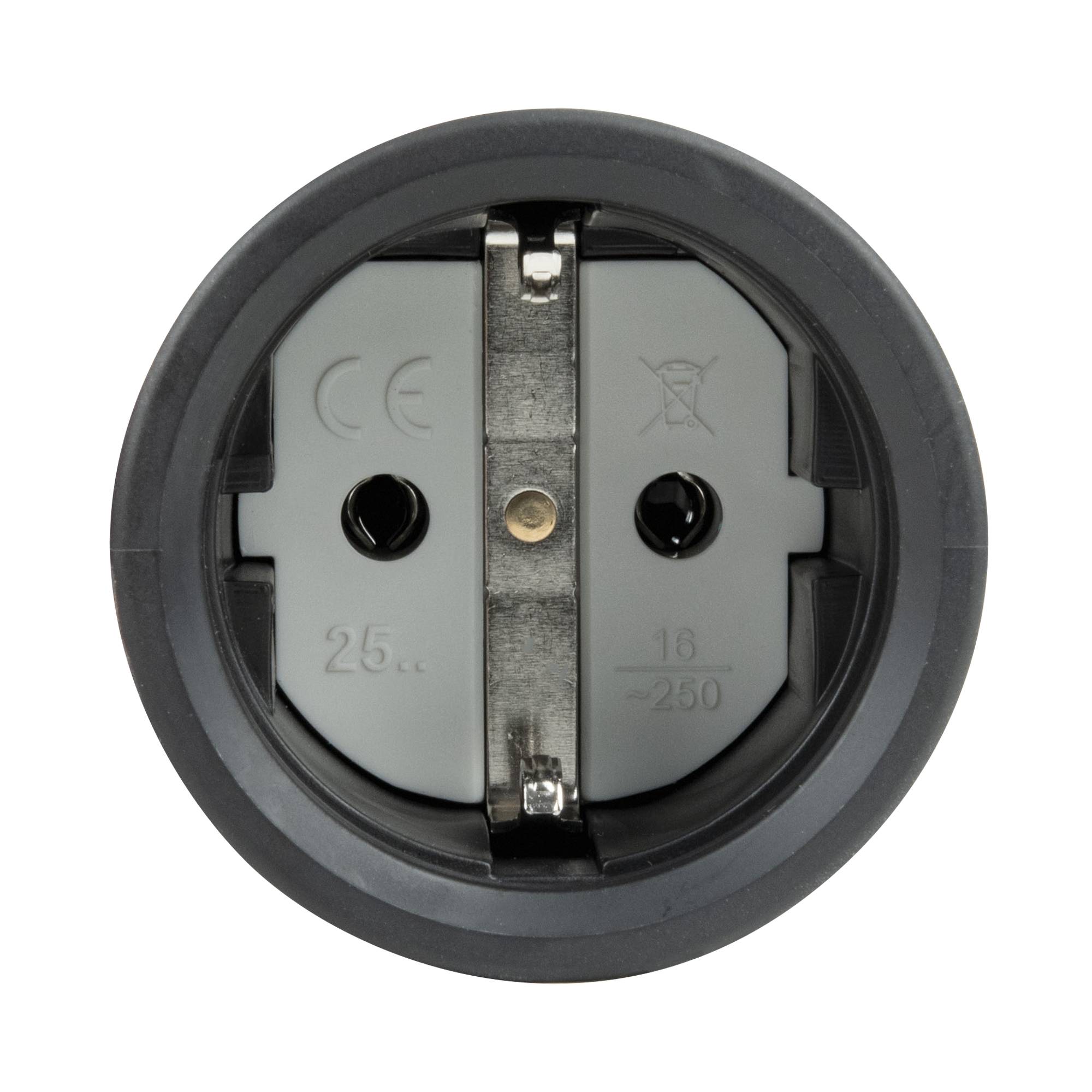 PCE Rubber Schuko Connector Female PCE - IP20