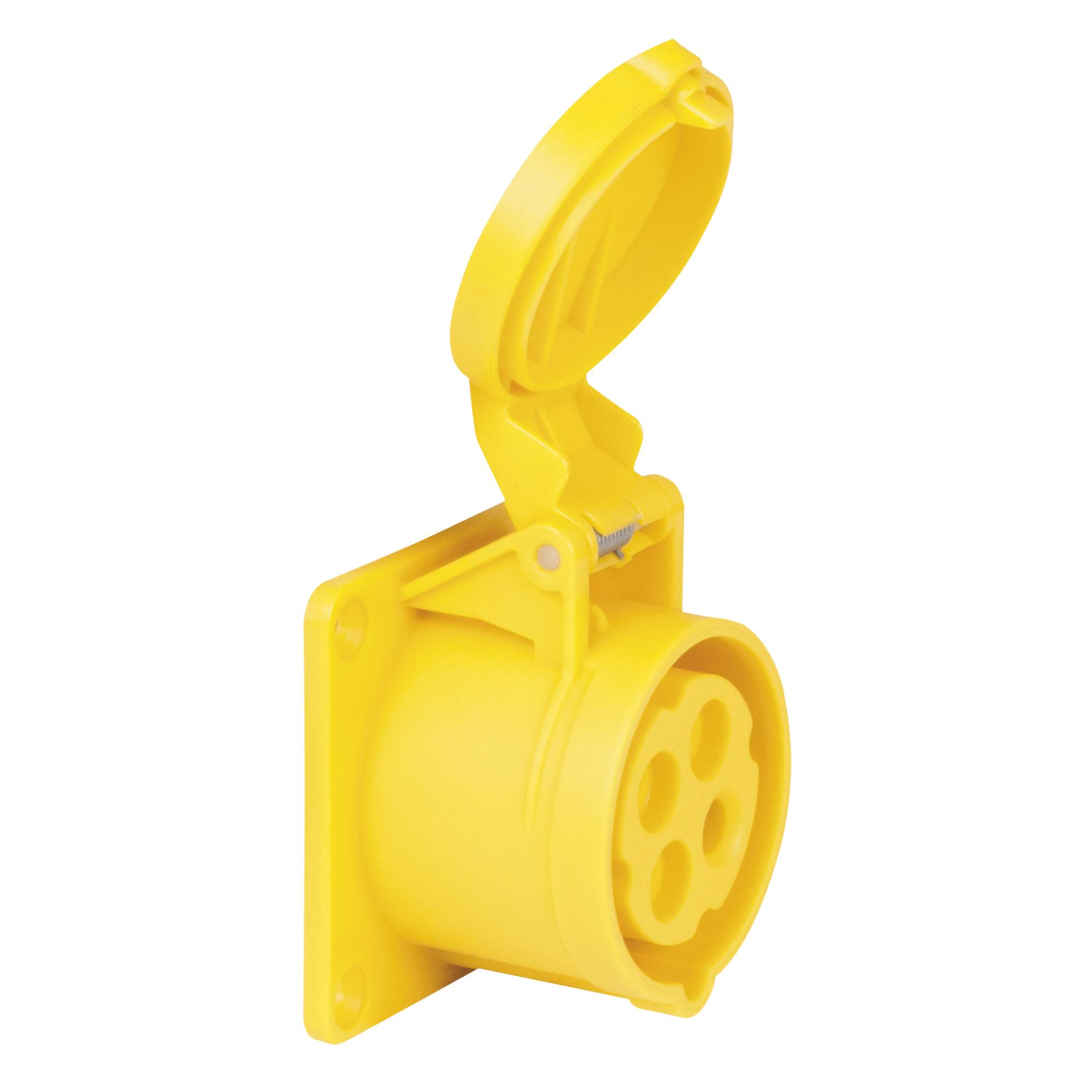 PCE CEE 16 A/110 V 4P Socket - female - yellow Gelb - IP44