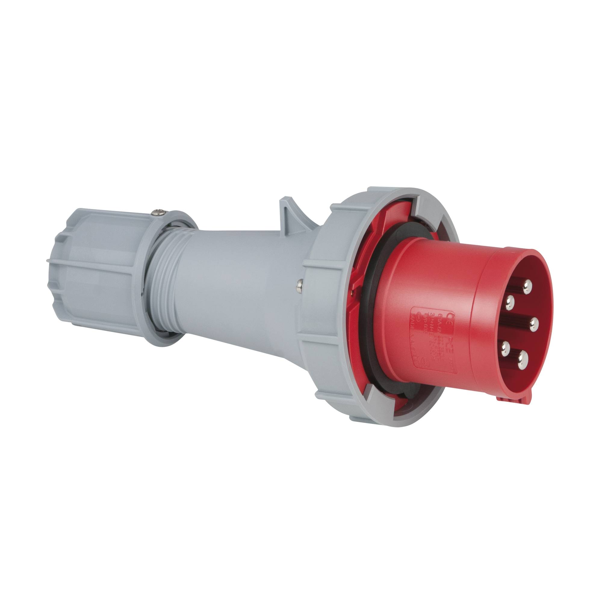 PCE CEE 63 A/400 V 5-pin Plug male Rot - IP67