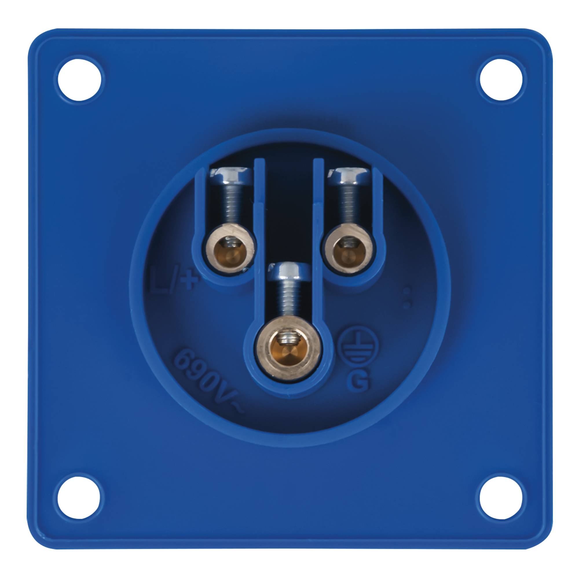PCE CEE 16 A/240 V - 3P Socket female Blau - IP44
