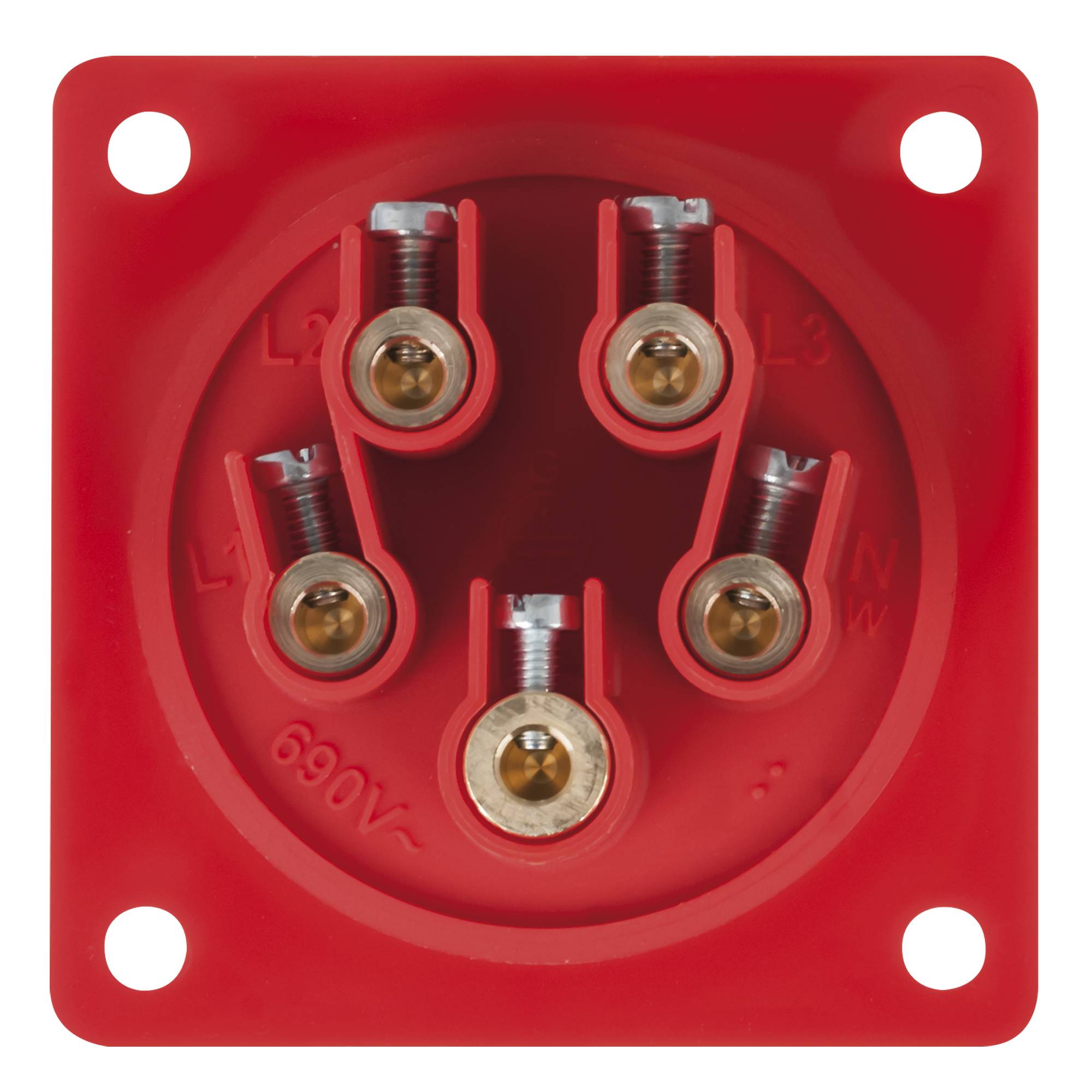 PCE CEE 32 A/400 V 5-pin Socket male Rot - IP44