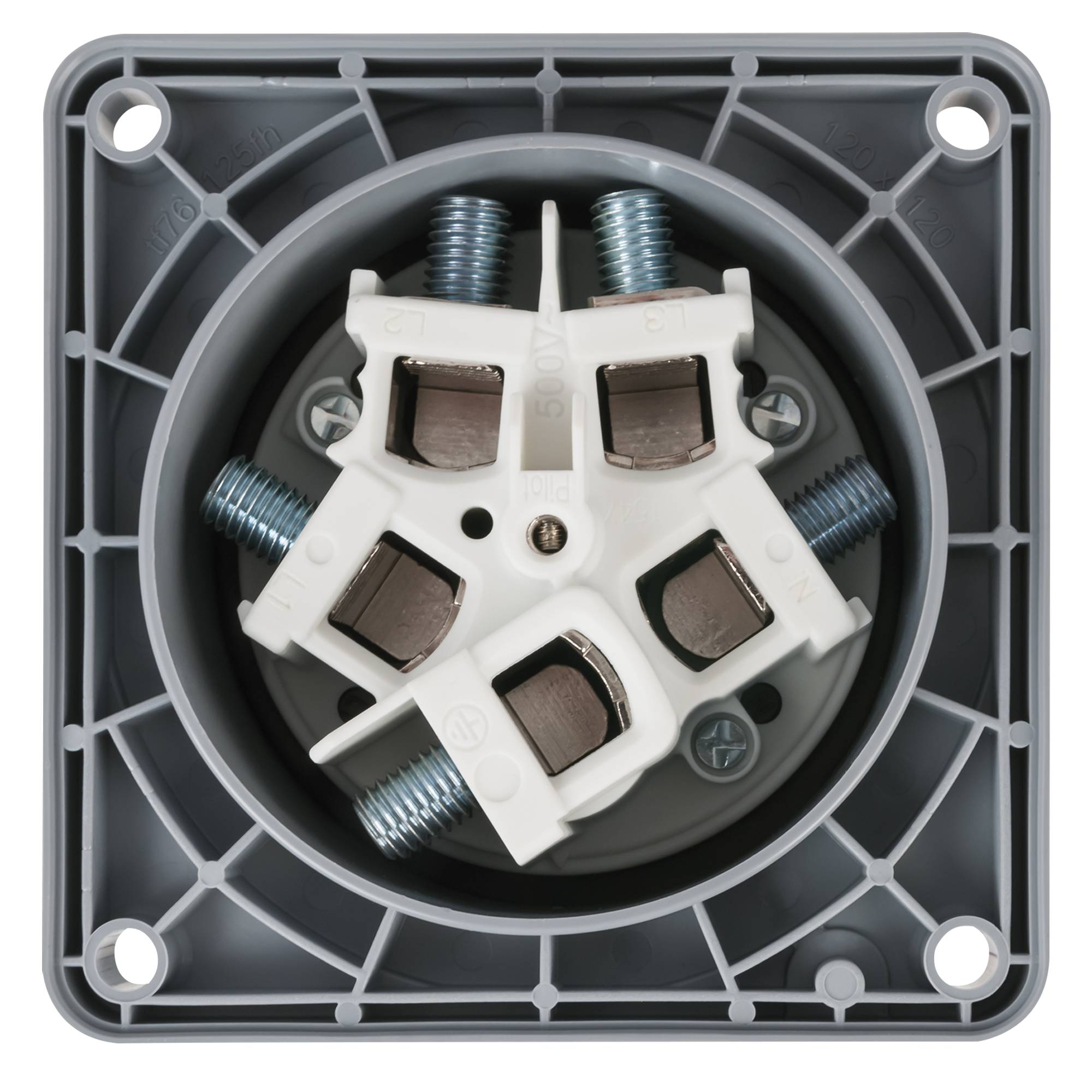 PCE CEE 125 A/400 V 5-pin Socket male Rot - IP67