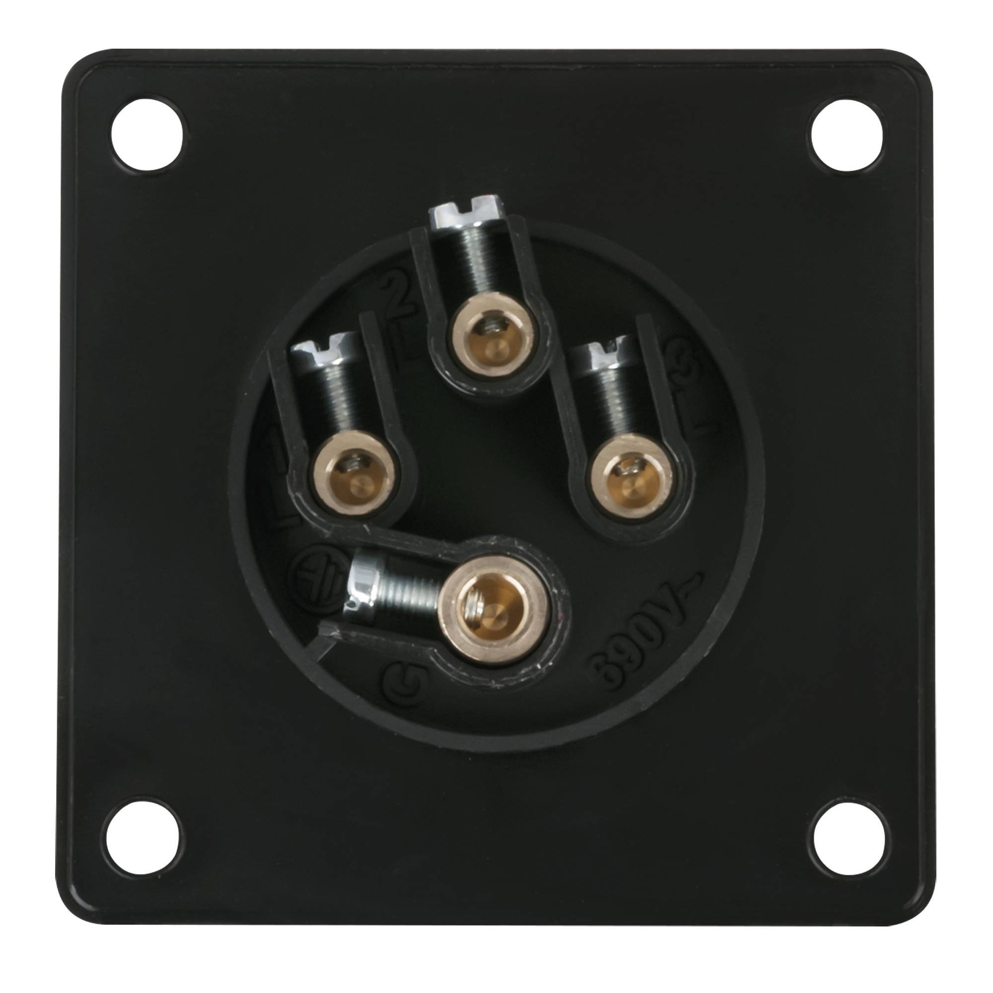 PCE CEE 16 A/400 V 4-pin Socket male Schwarz - IP44