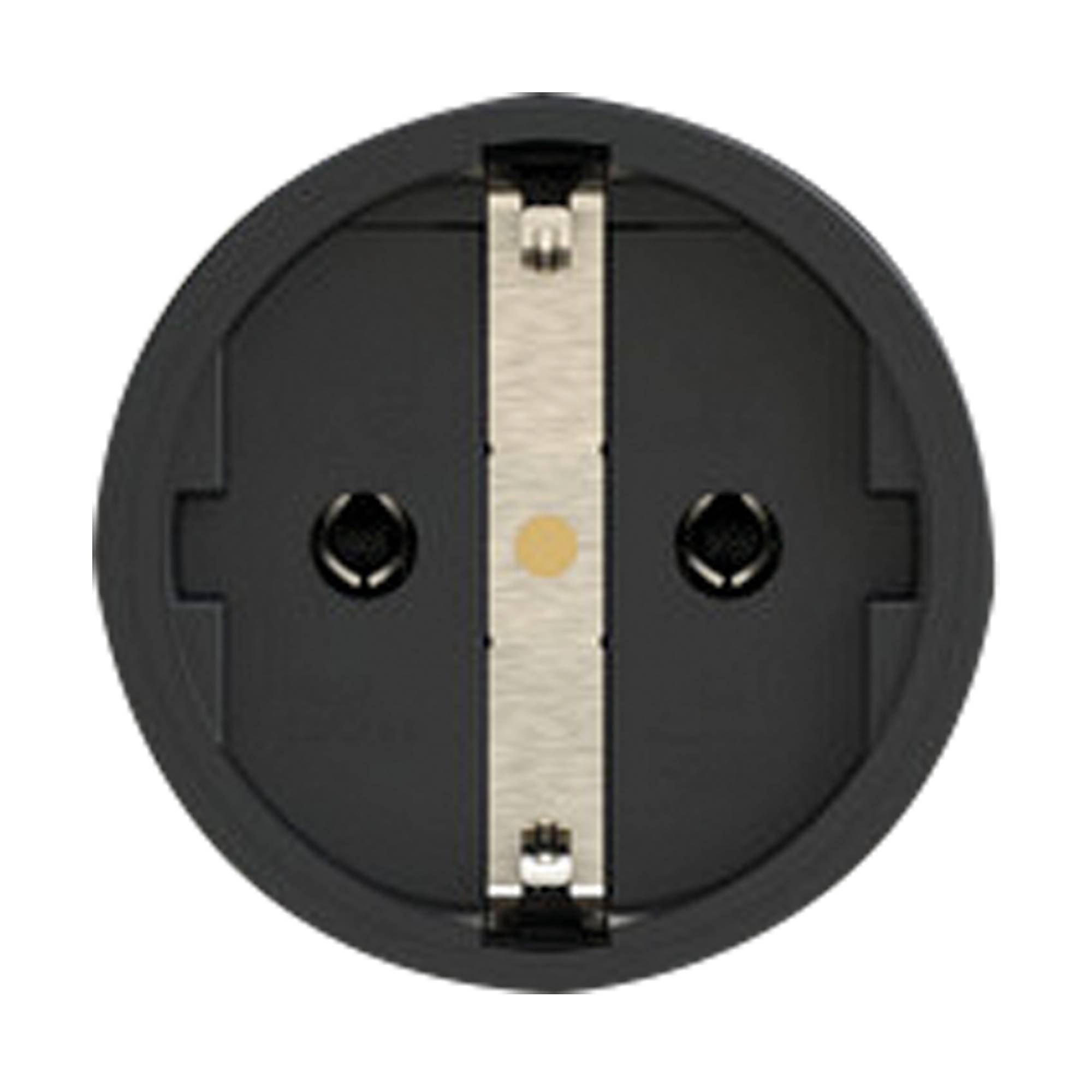PCE Rubber Schuko Connector Female Schwarz
