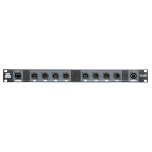 Showgear DS-24M/3 DMX Rack Split 8x 3-pin male XLR auf 2x female RJ45 Konverter (4 Universen pro CAT Kabel) Showgear DS-24M/3 DMX Rack Split 8x 3-pin male XLR auf 2x female RJ45 Konverter (4 Universen pro CAT Kabel)