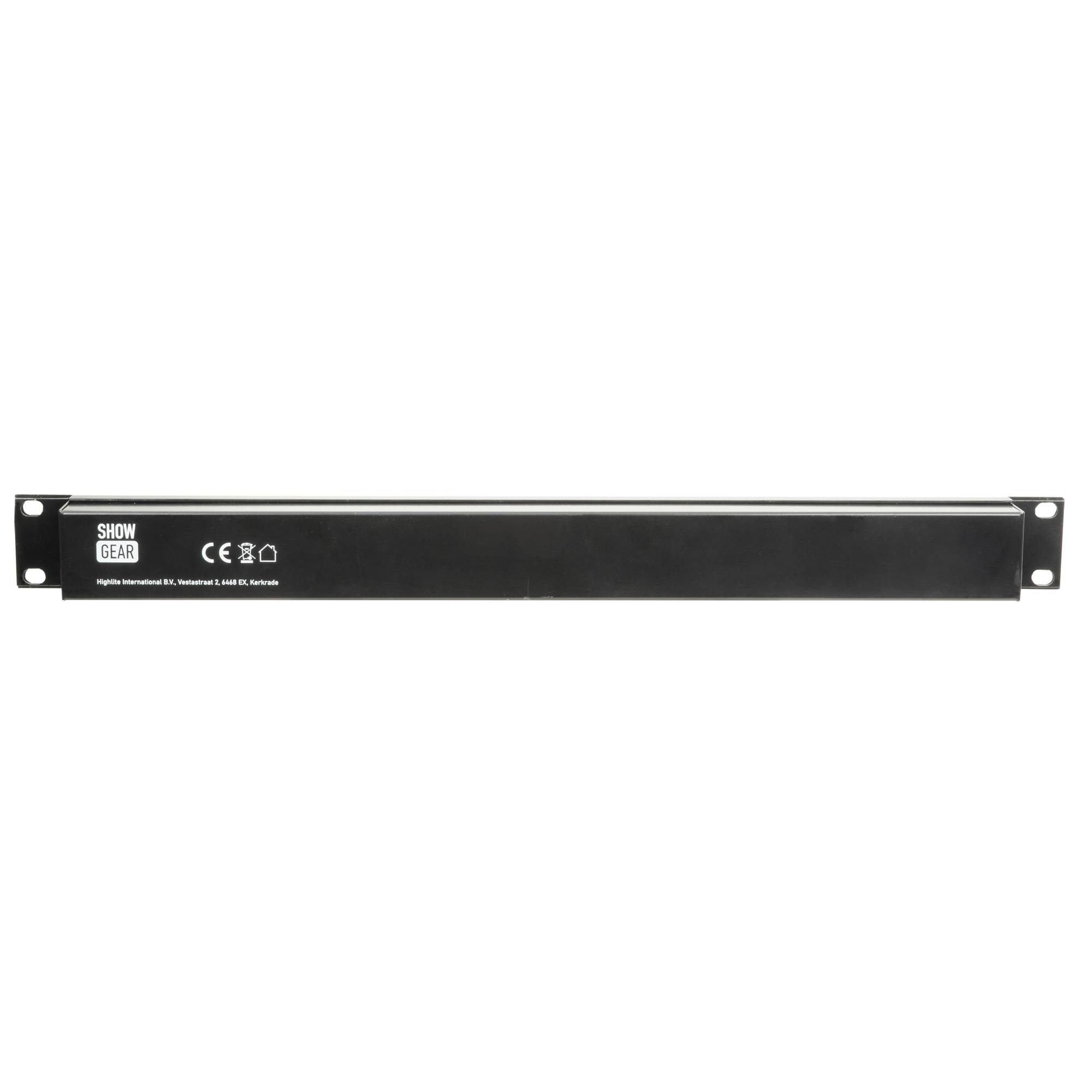 Showgear DS-24M/3 DMX Rack Split 8x 3-pin male XLR auf 2x female RJ45 Konverter (4 Universen pro CAT Kabel)