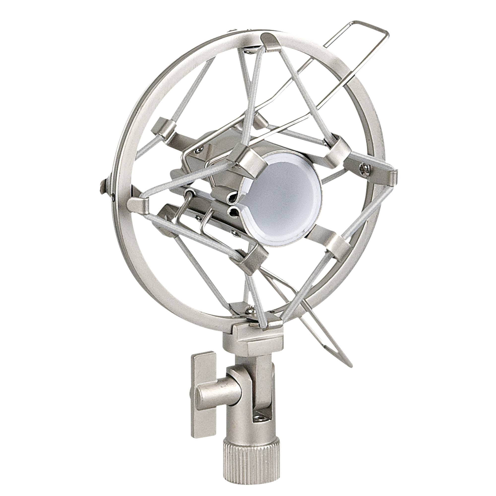 Showgear Microphone Holder 22-24 mm 22-24 mm, grau, Anti-Shock-Halterung