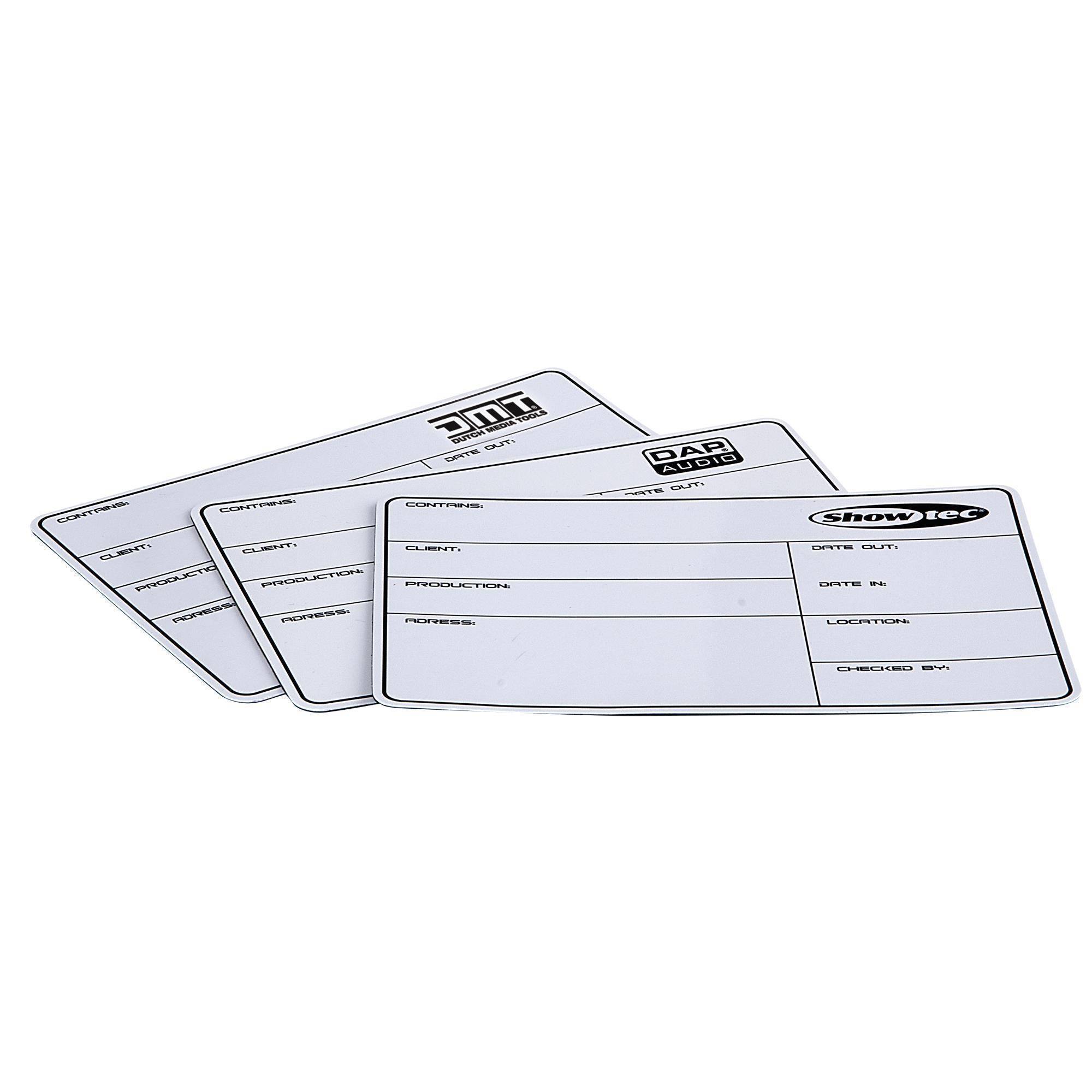 DMT Magnetic Flight Case Label Mit 3M-Klebestreifen + Marker