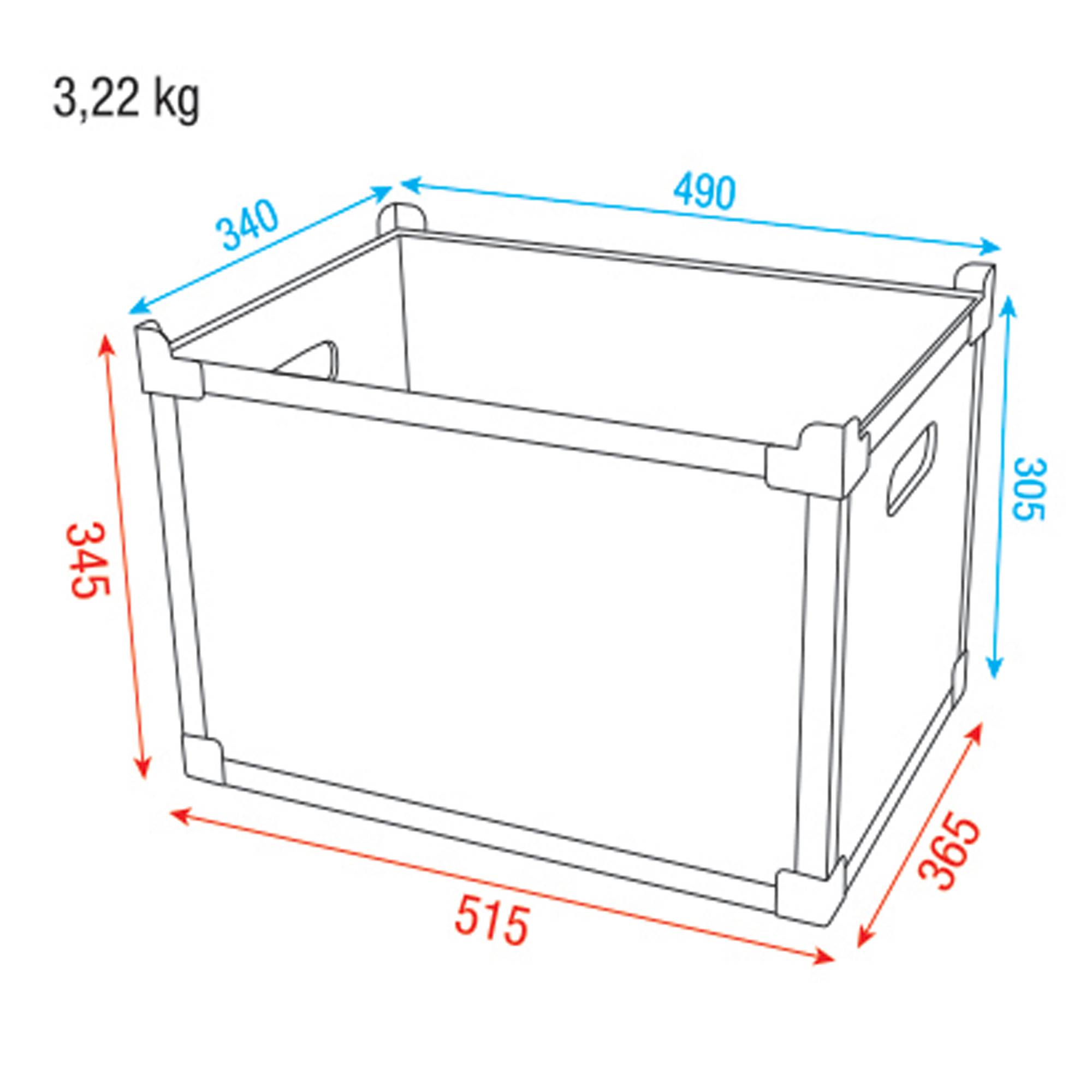 Showgear Stack Case Value Line Stack-Case H4 Value Line