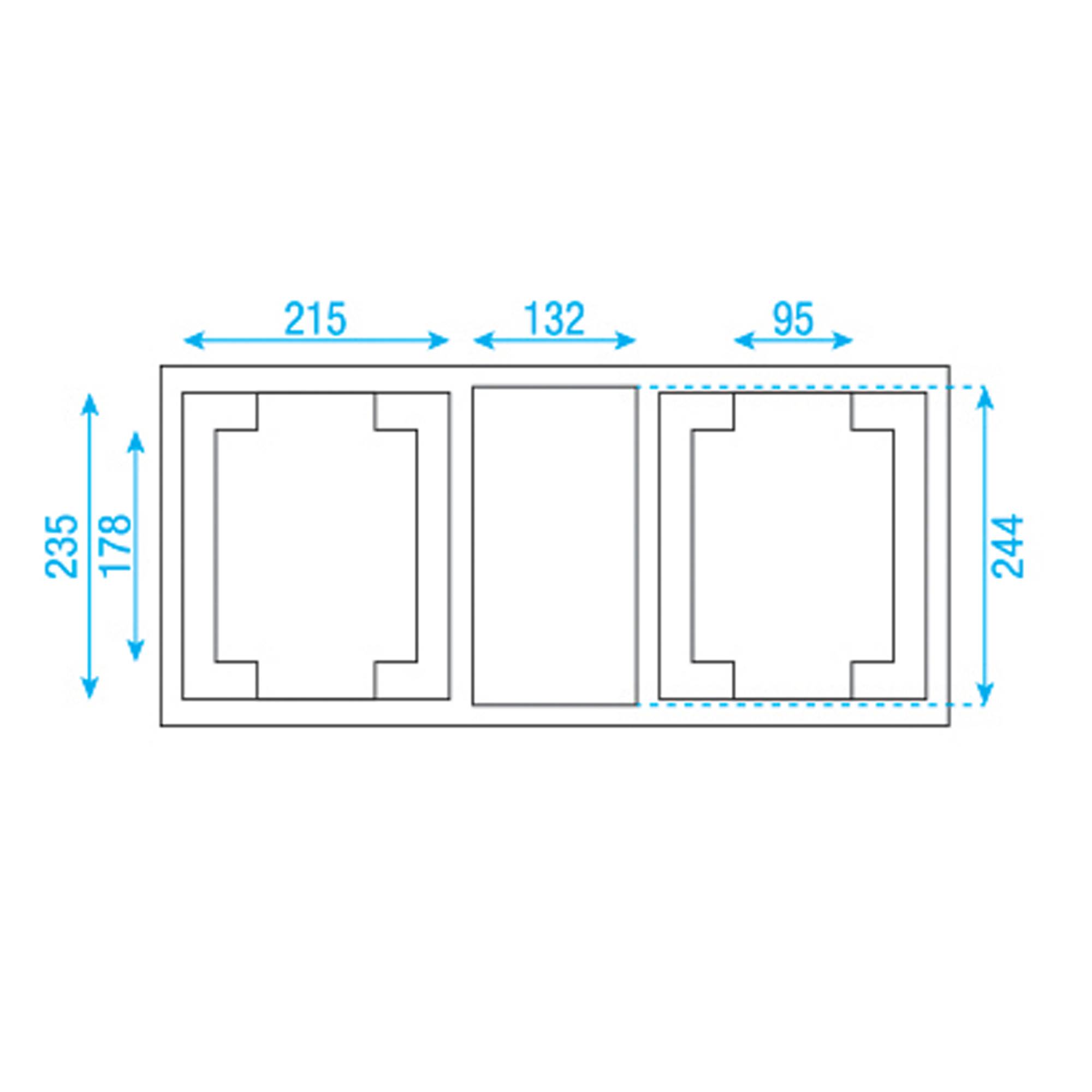 Showtec Case for 2x Phantom 65 Value Line