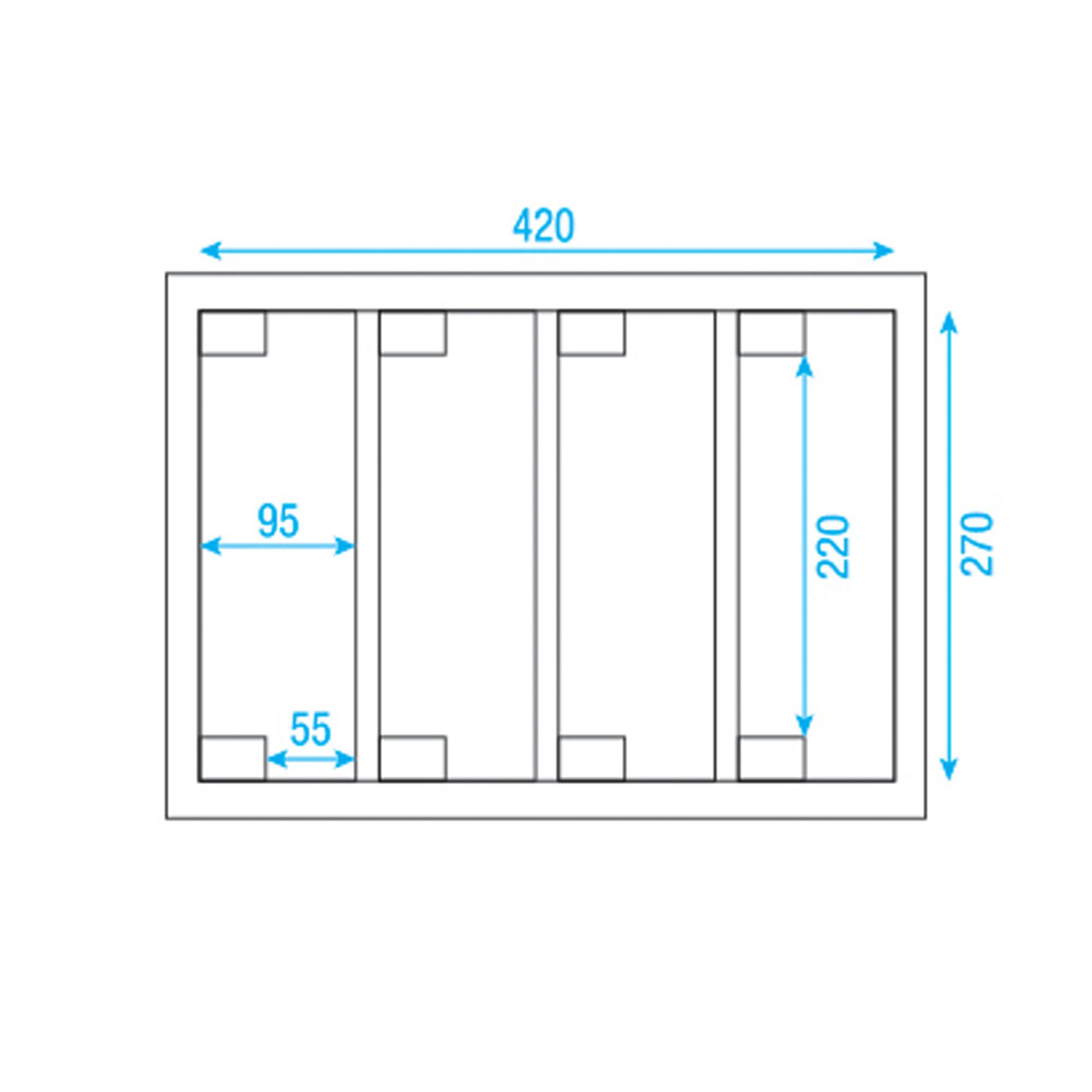 Showgear Case for 4x Flat Par Value Line