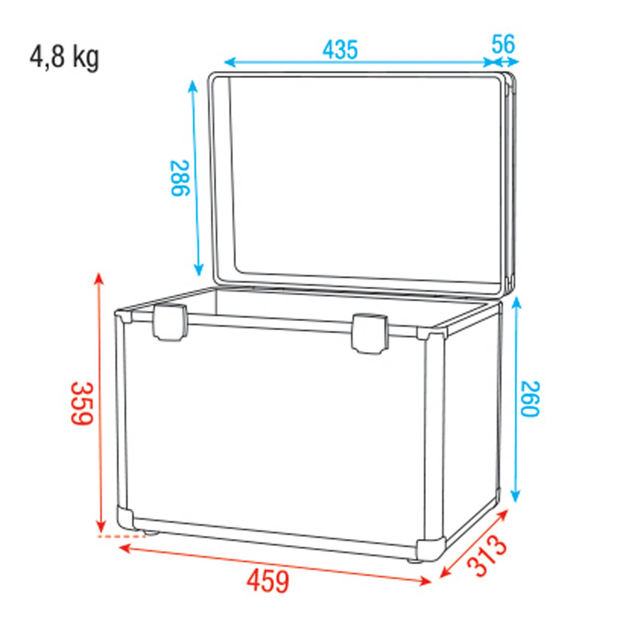 Showgear Case for 4x Flat Par Value Line