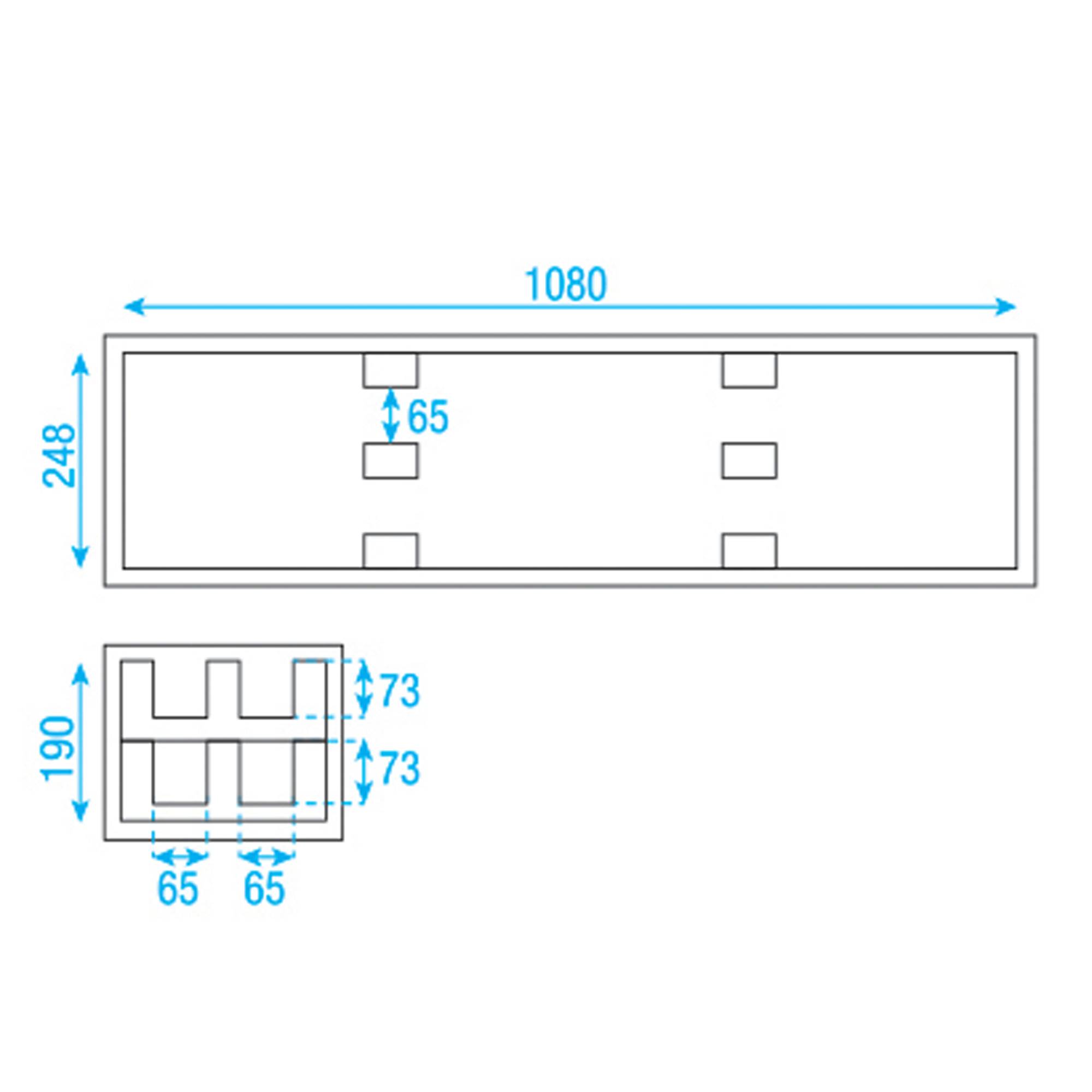 Showgear Case for 4x LED Bar Value Line